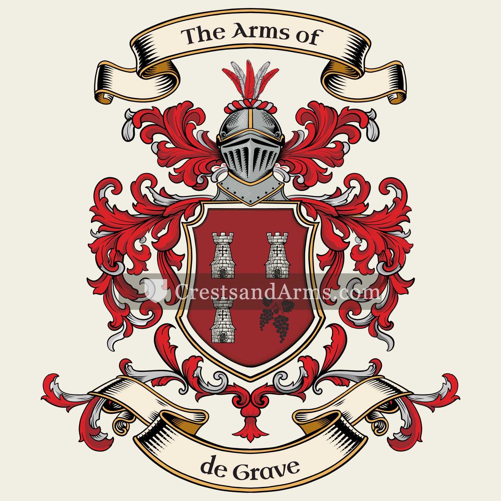 The de Grave coat of arms