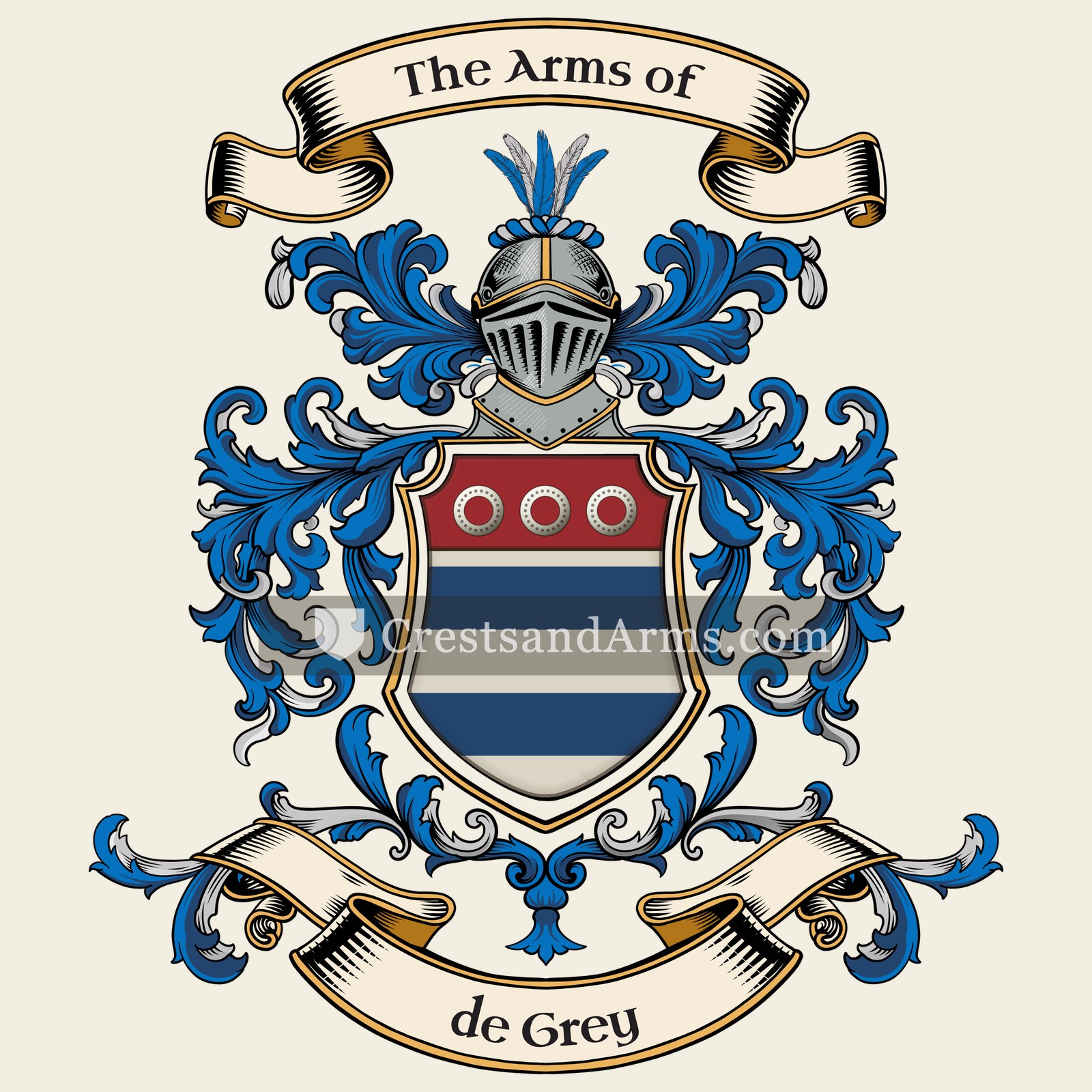 The de Grey coat of arms