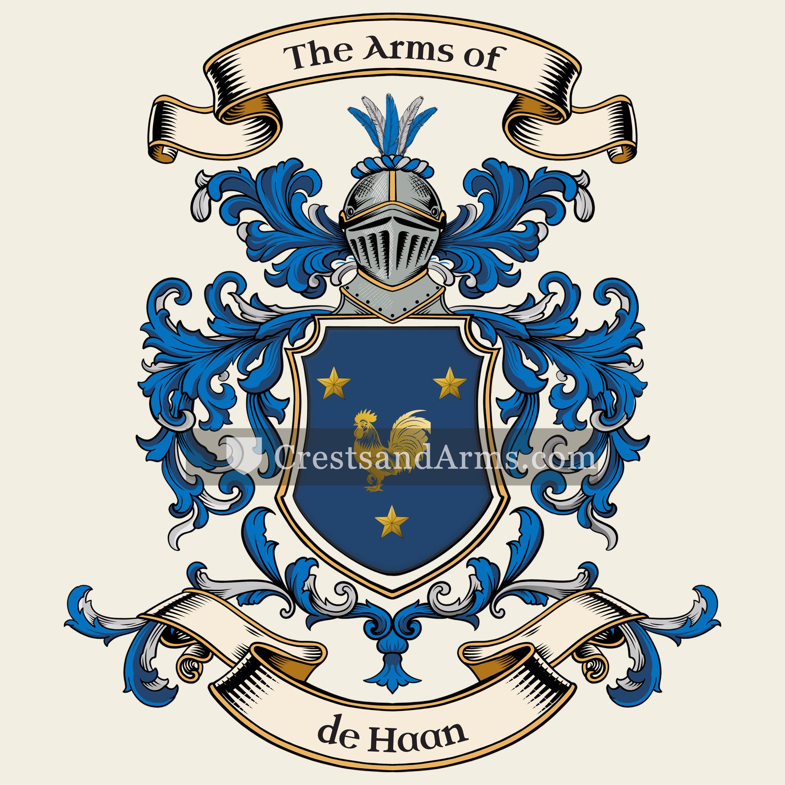 The de Haan coat of arms