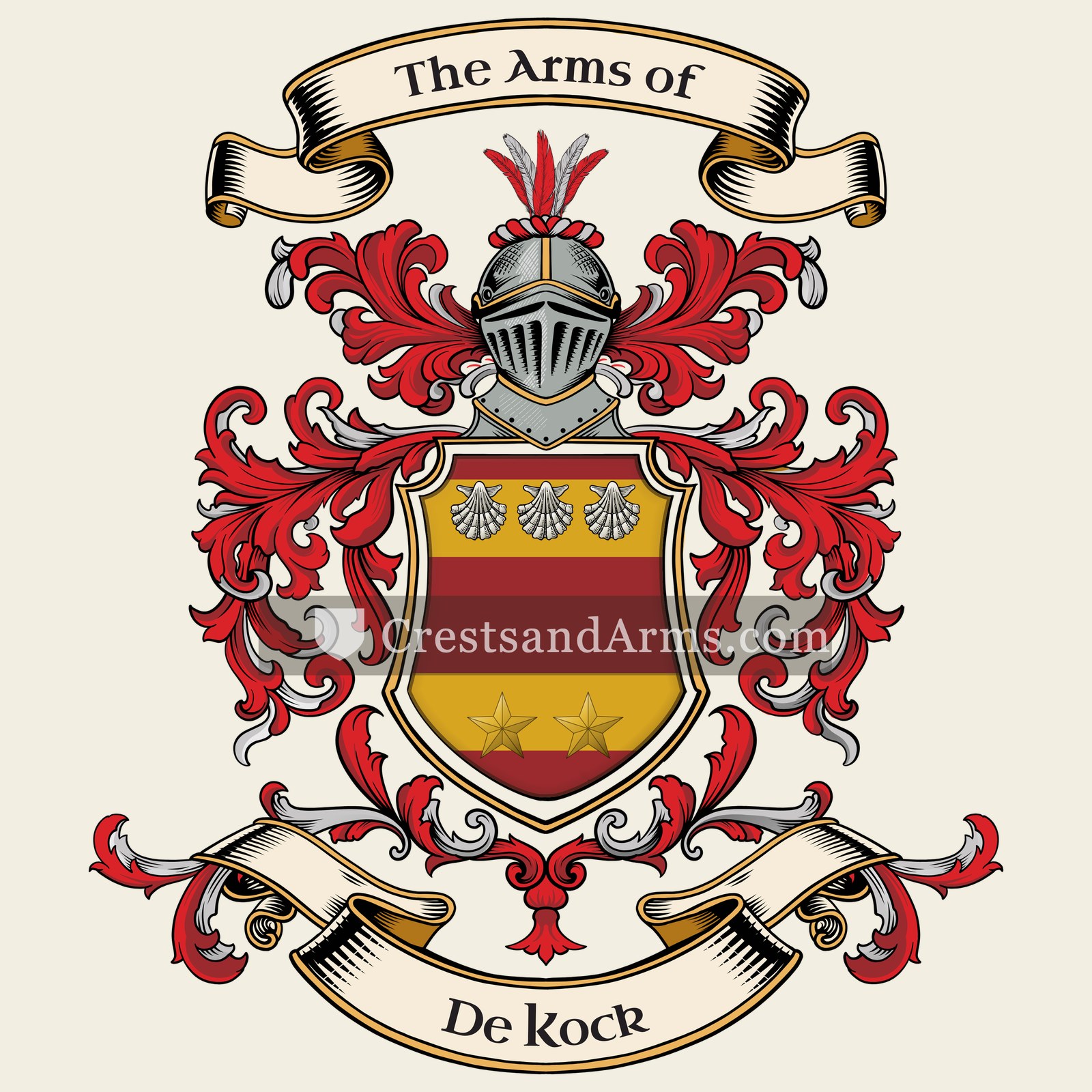 The De Kock coat of arms