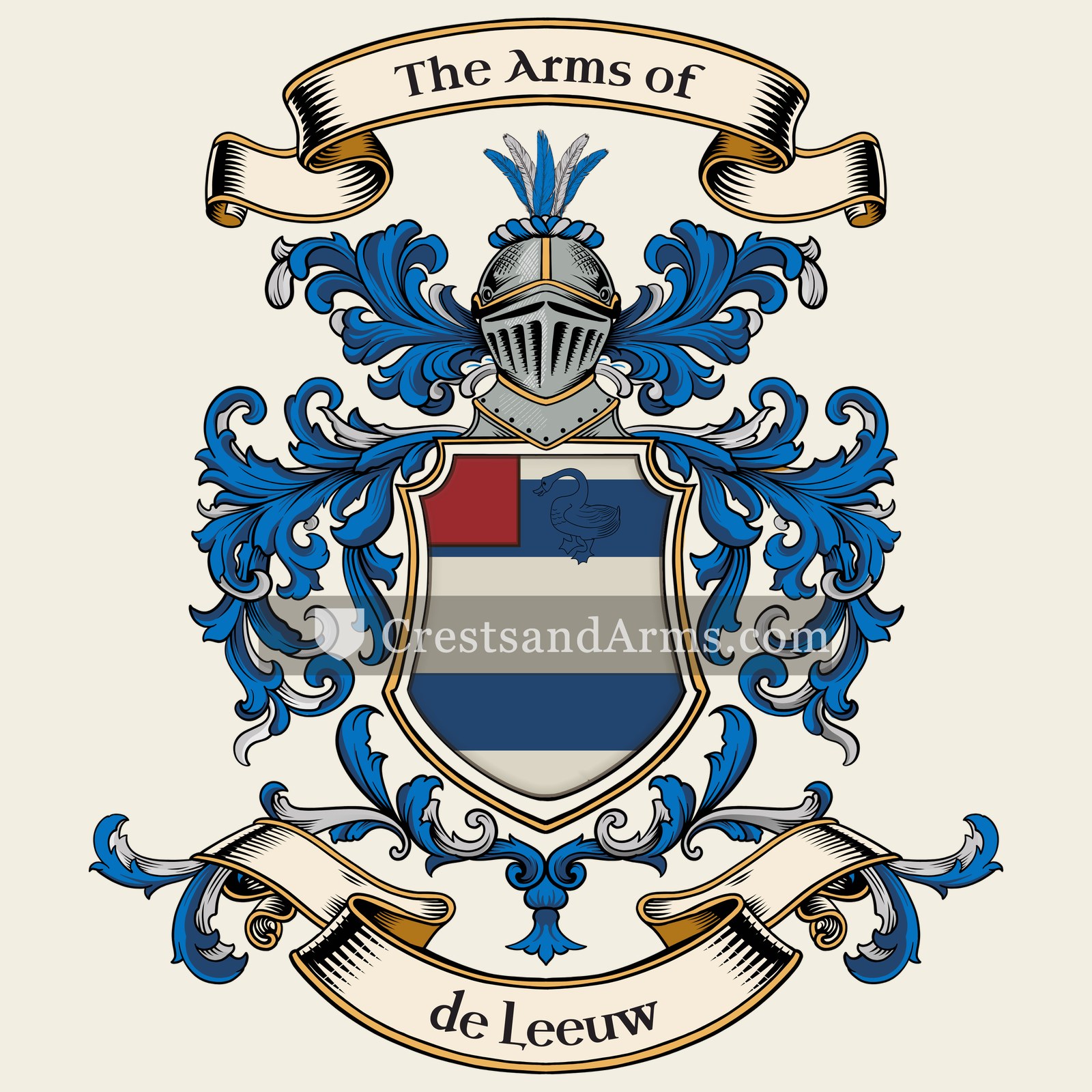 The de Leeuw coat of arms