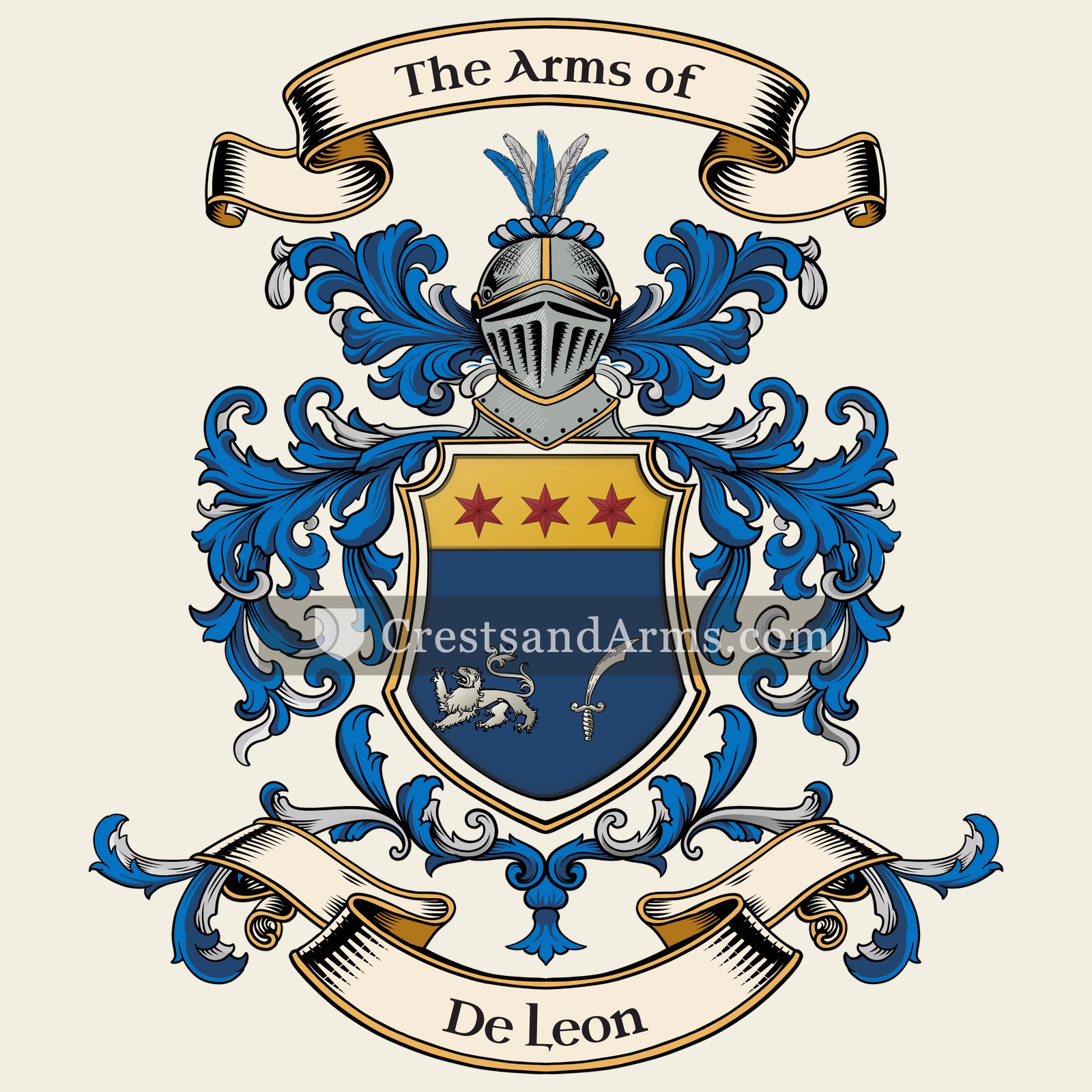 The De Leon coat of arms