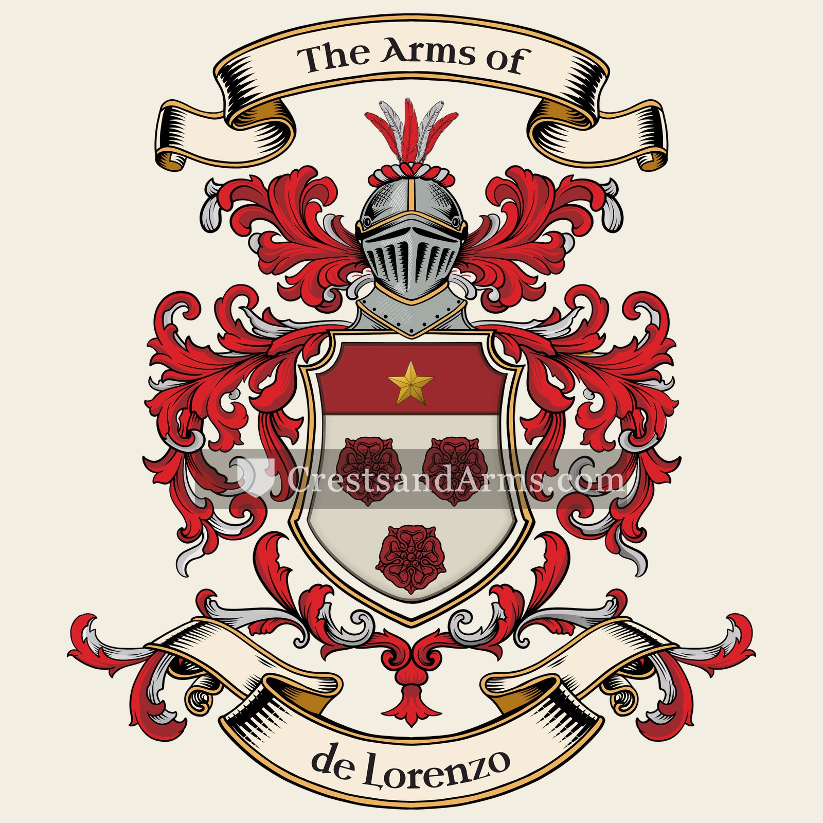The de Lorenzo coat of arms
