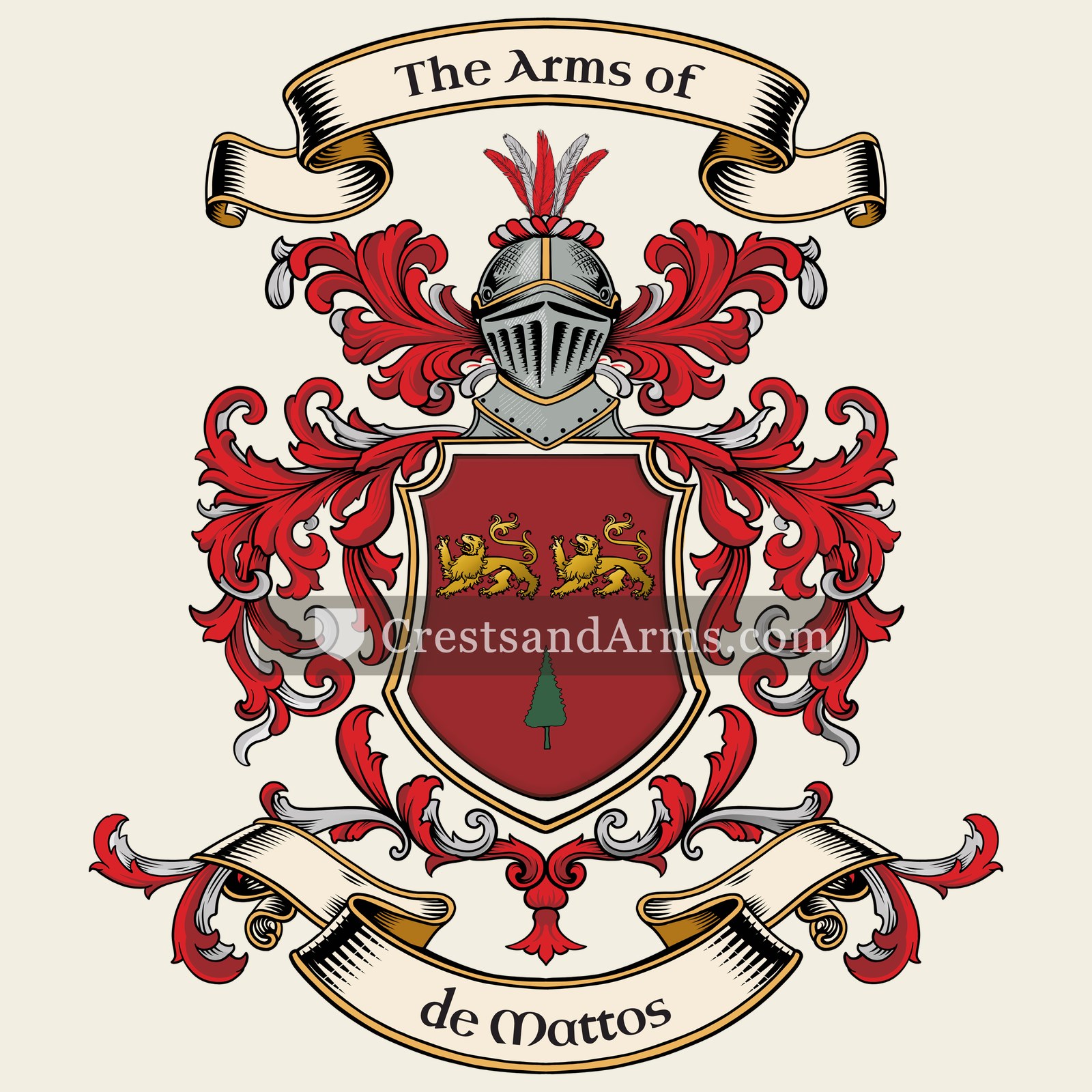 The de Mattos coat of arms