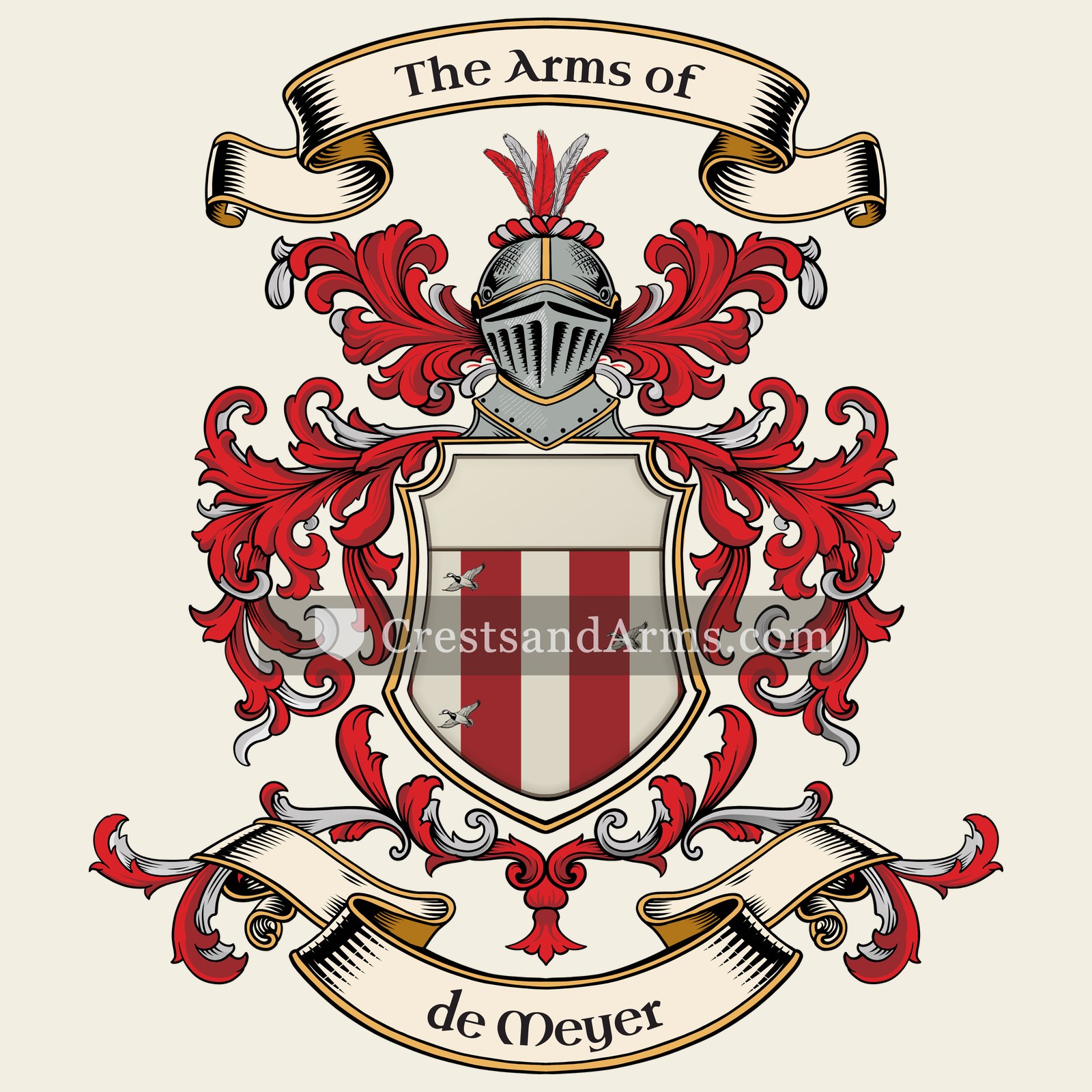 The de Meyer coat of arms