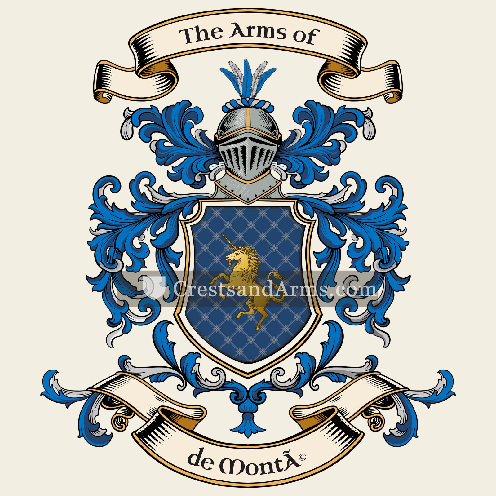 The de Monté coat of arms