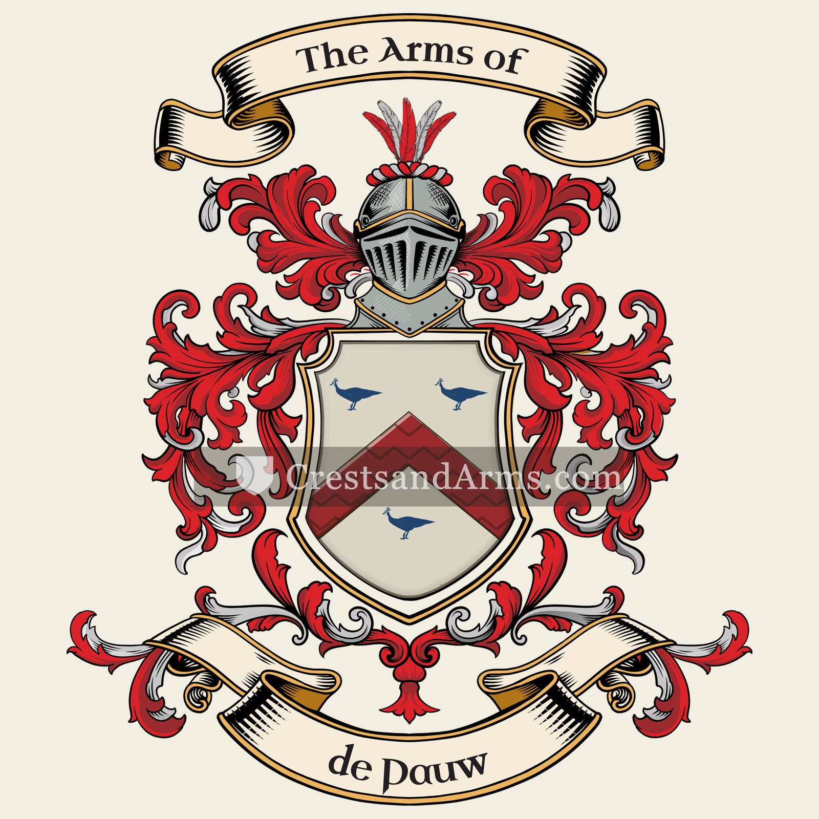 The de Pauw coat of arms
