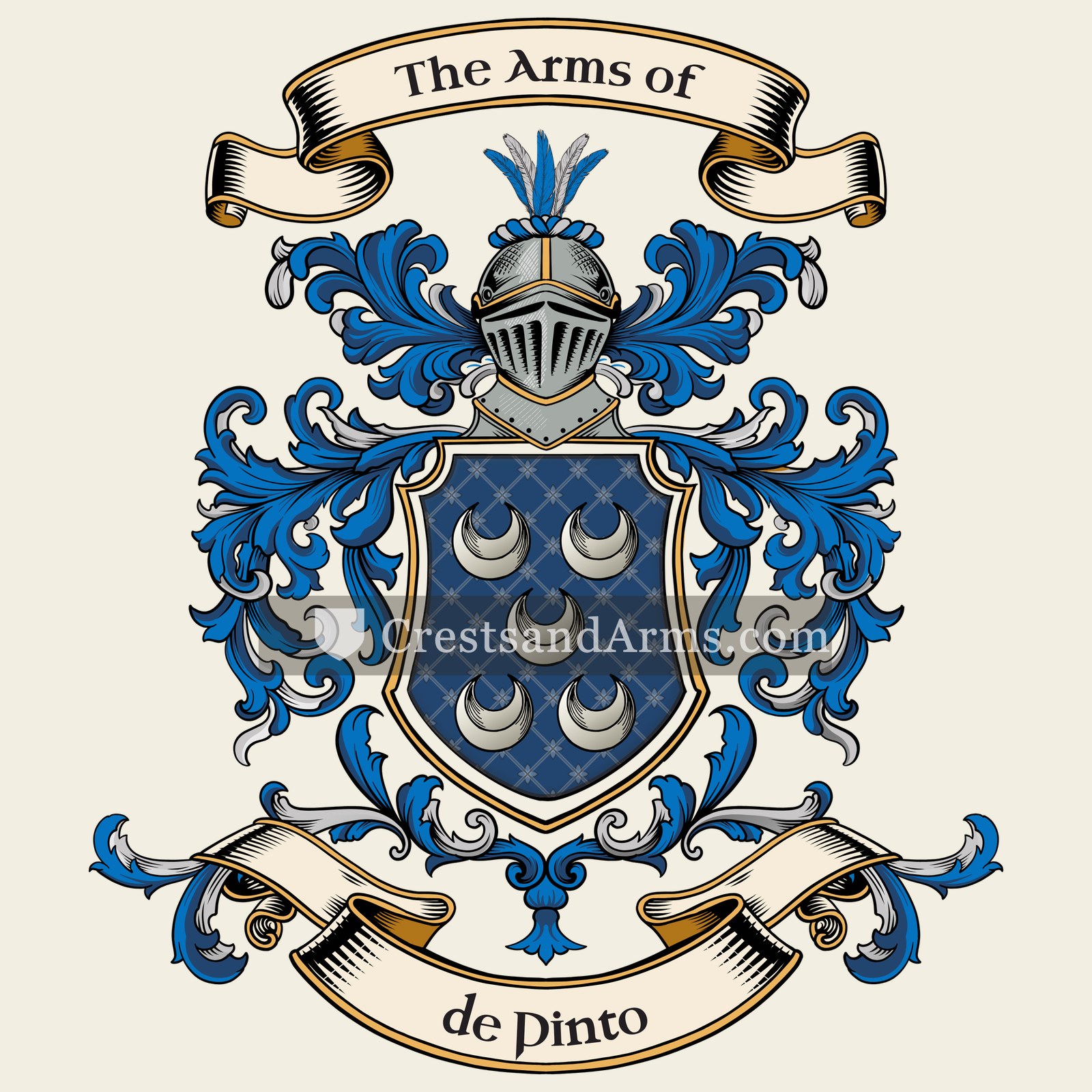 The de Pinto coat of arms