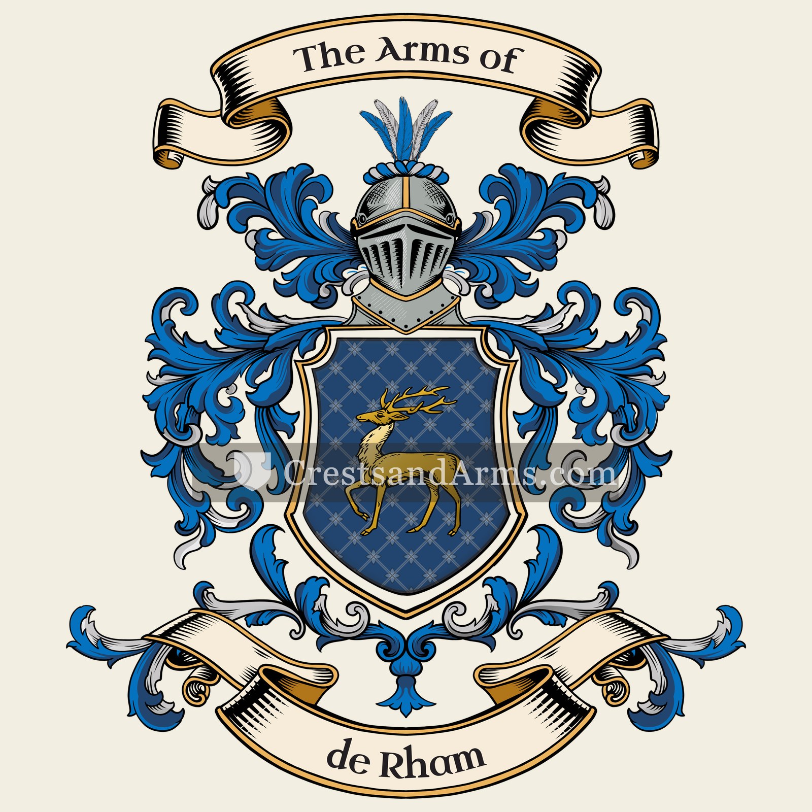 The de Rham coat of arms