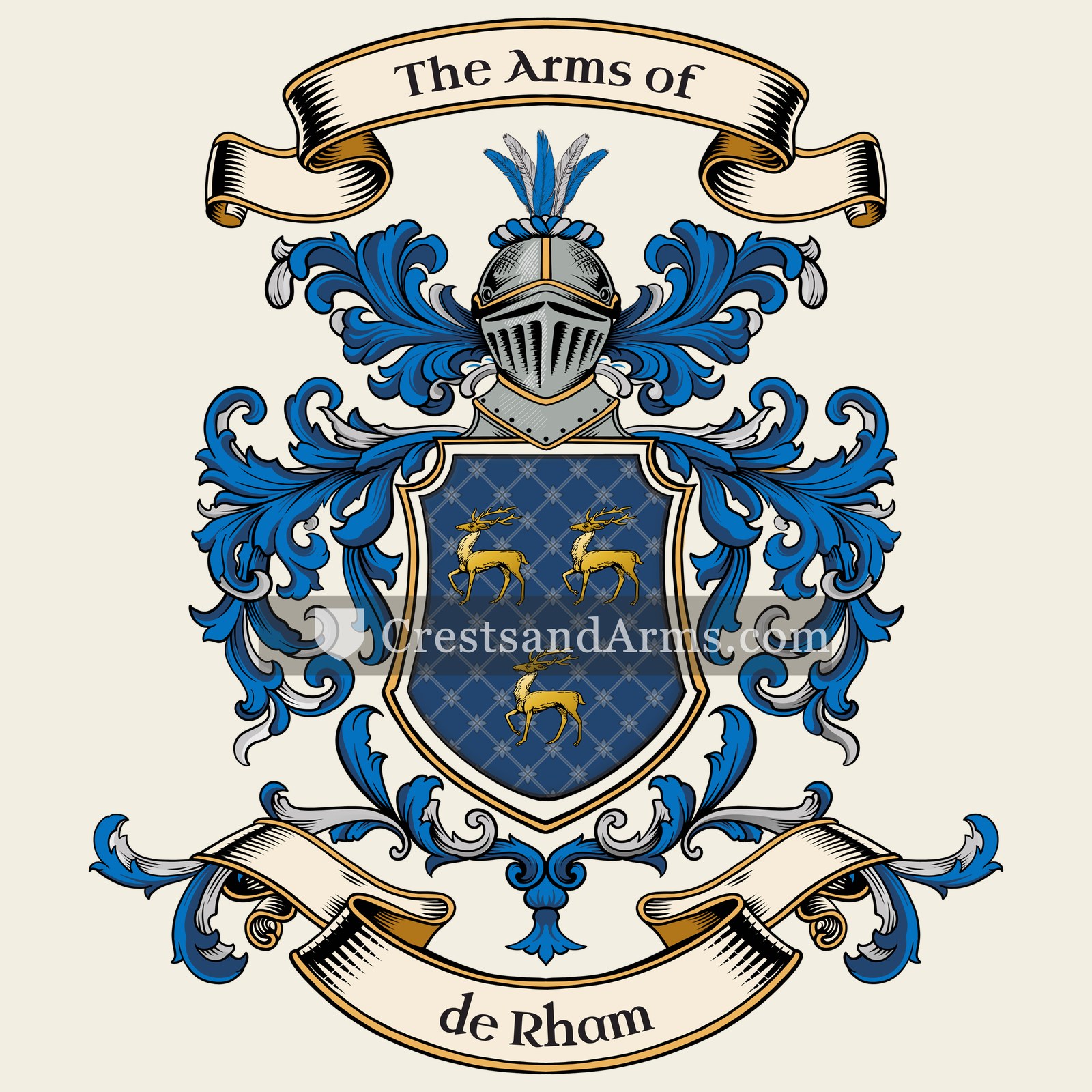 The de Rham coat of arms