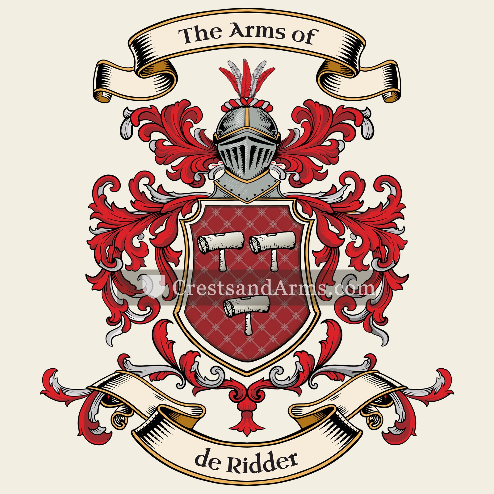 The de Ridder coat of arms