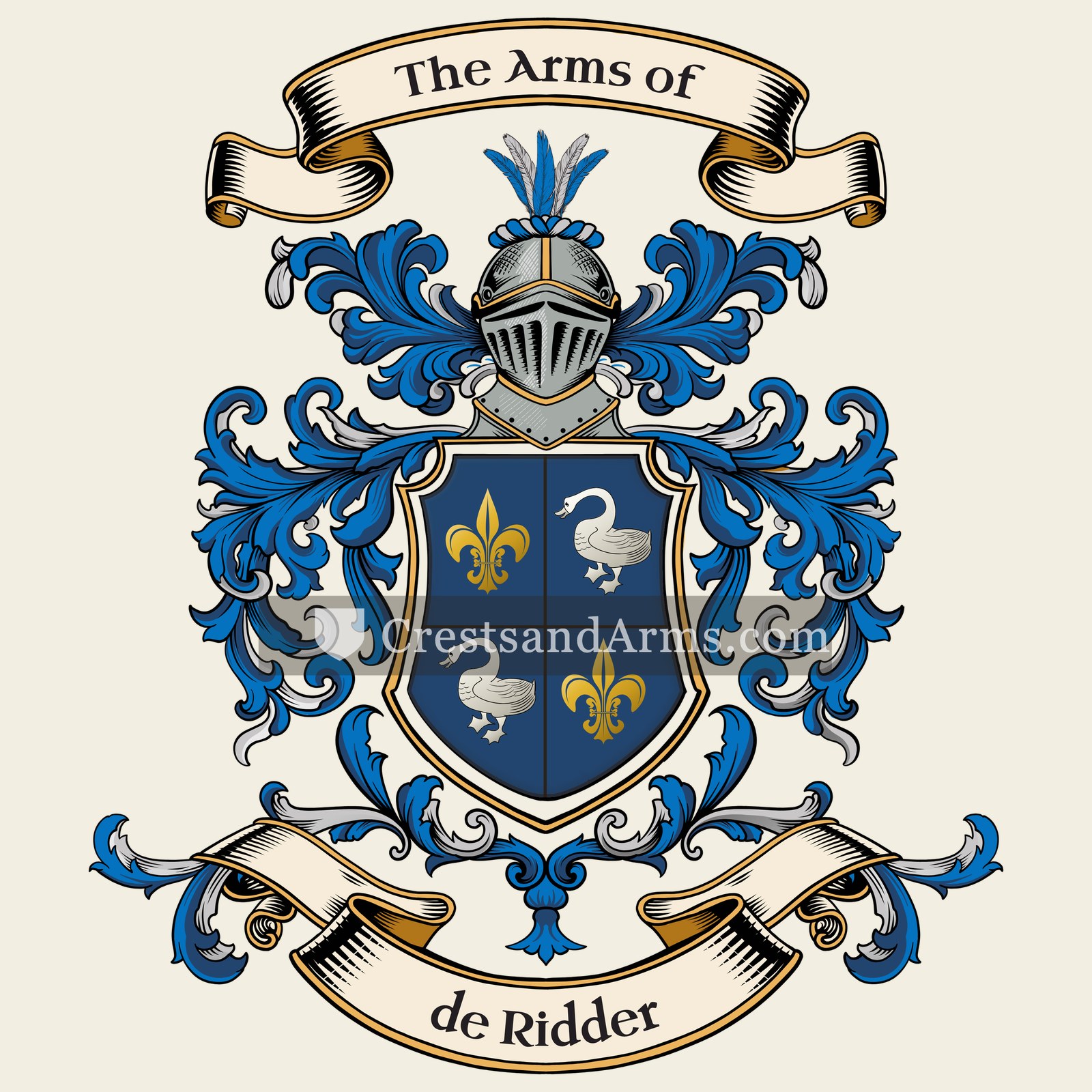 The de Ridder coat of arms