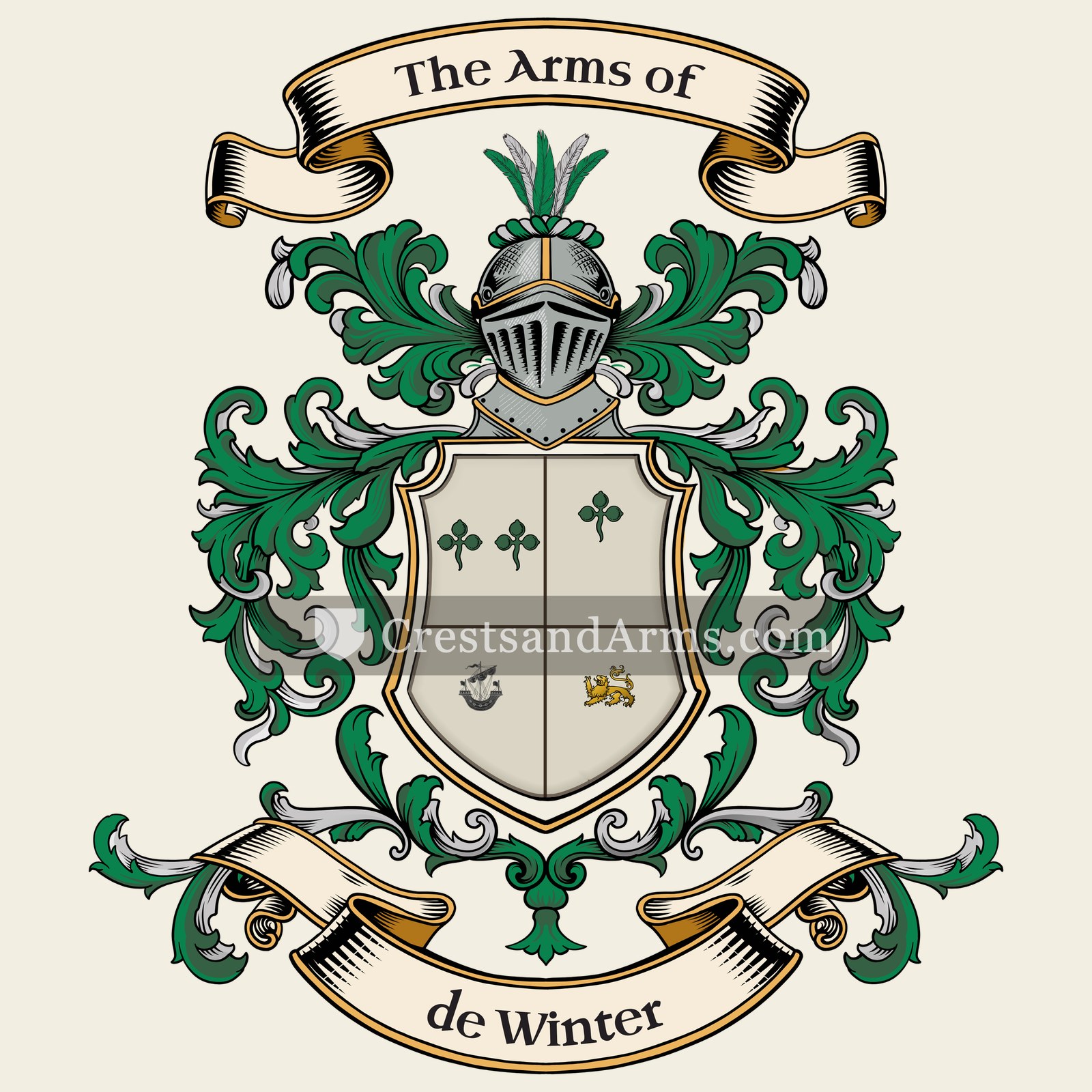 The de Winter coat of arms