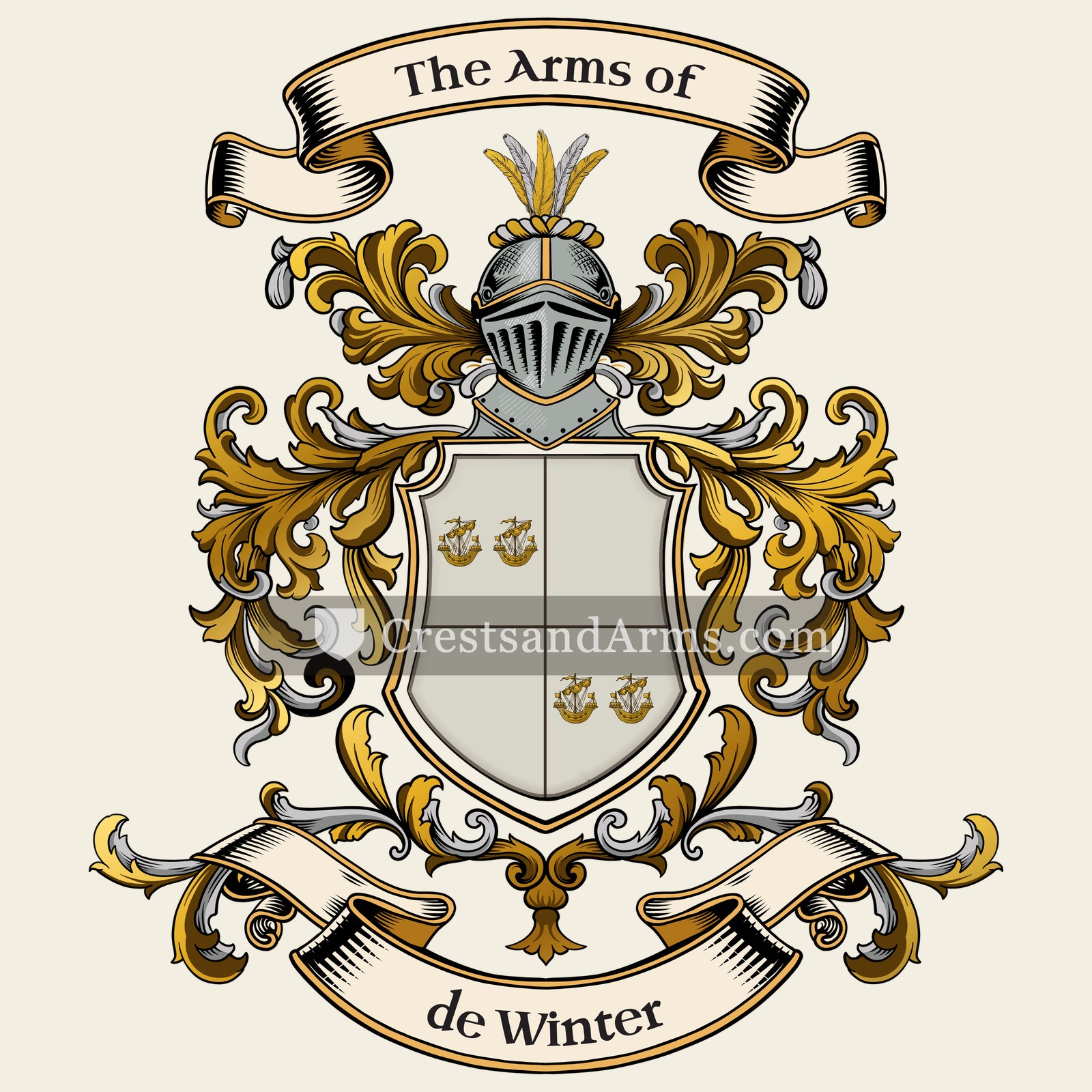 The de Winter coat of arms