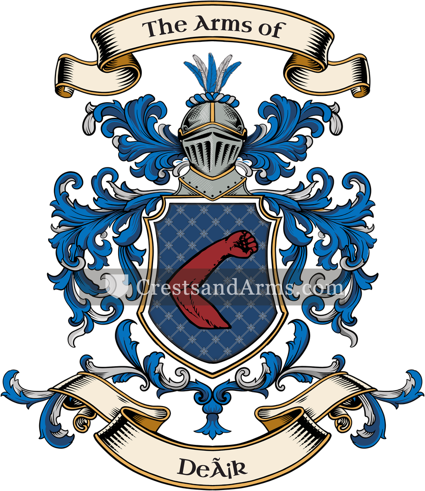 The Deák coat of arms, drawn from the recorded blazon