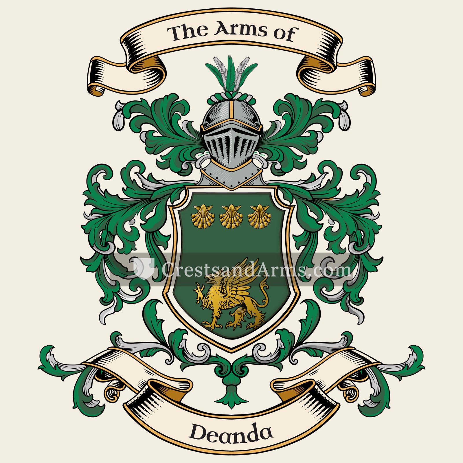The Deanda coat of arms