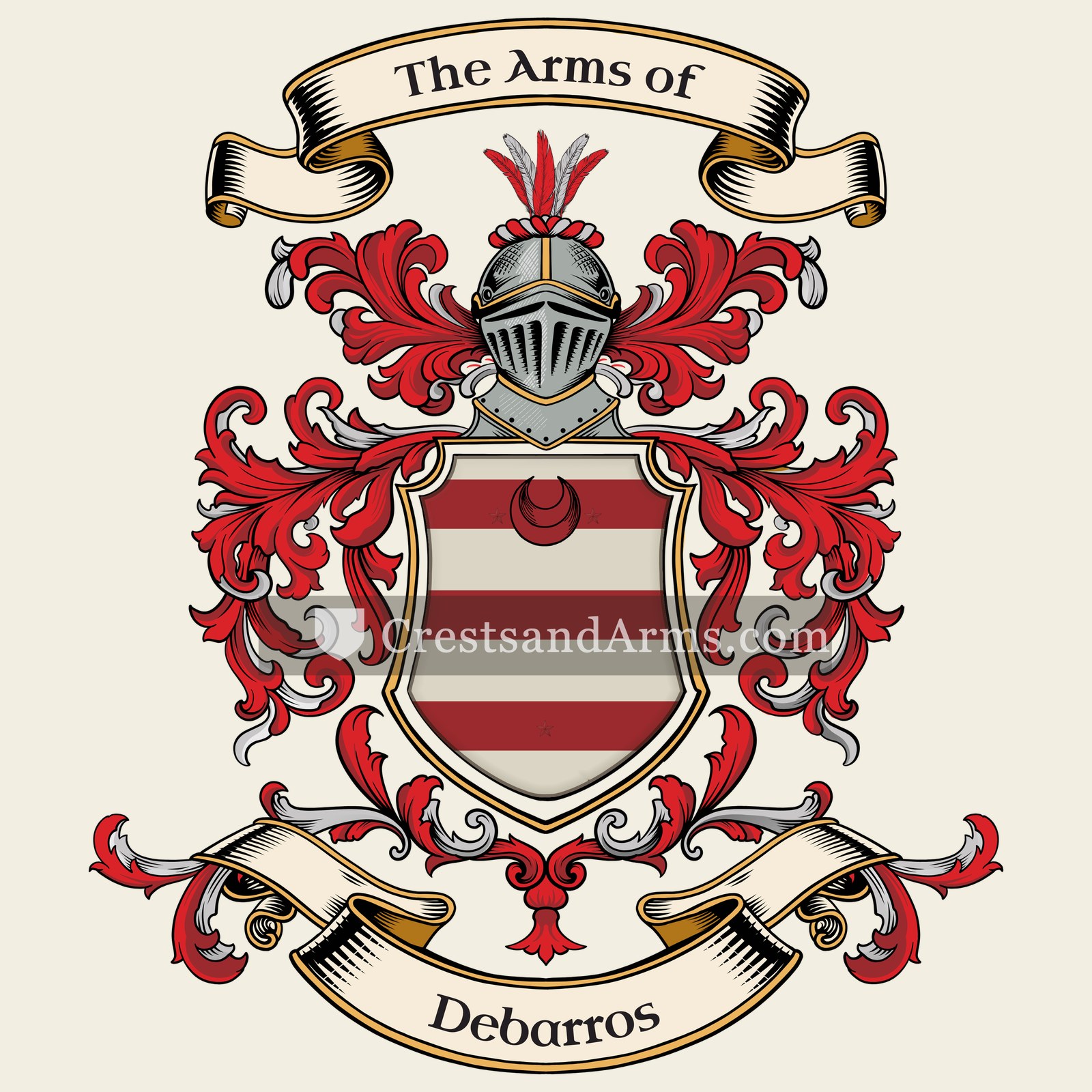 The Debarros coat of arms