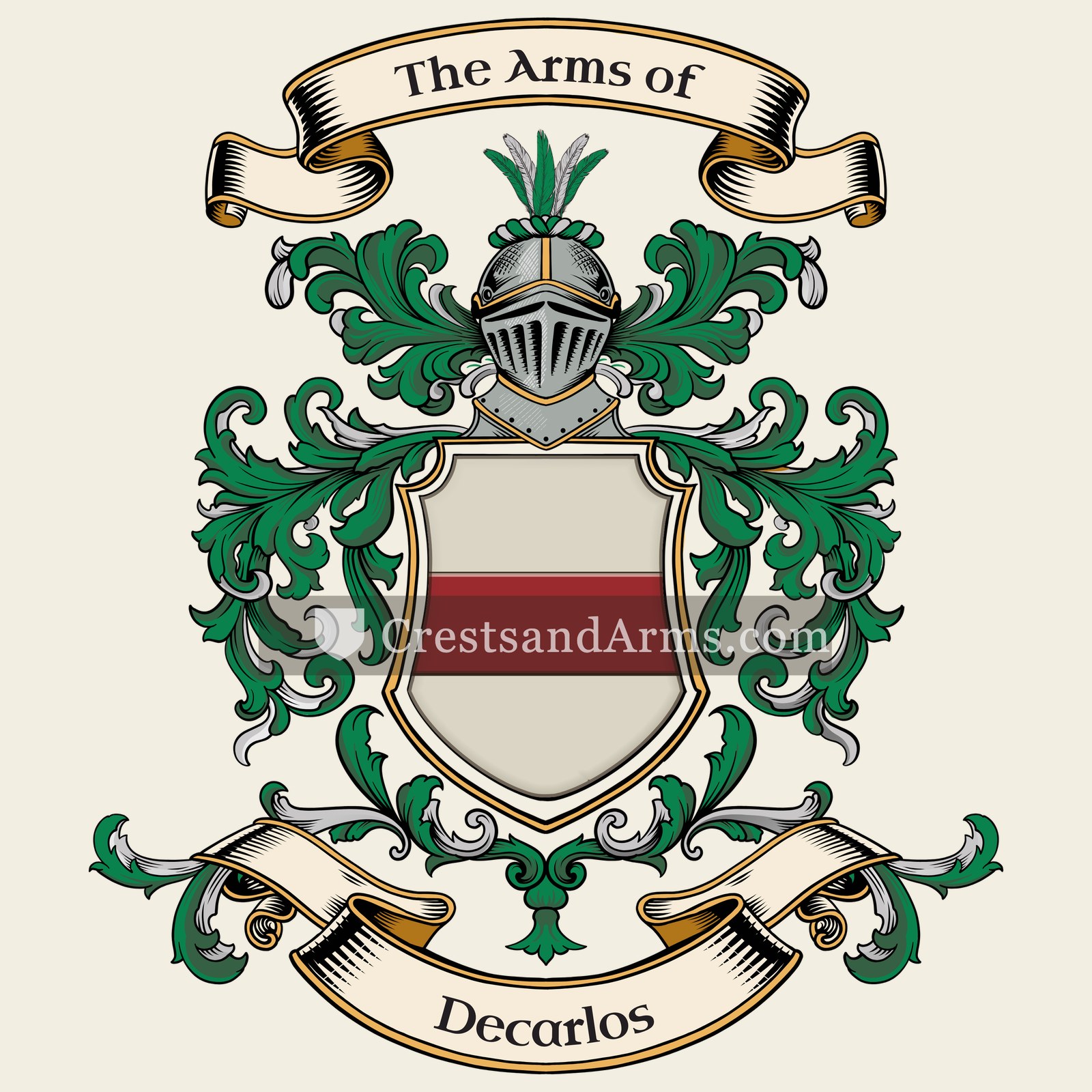 The Decarlos coat of arms