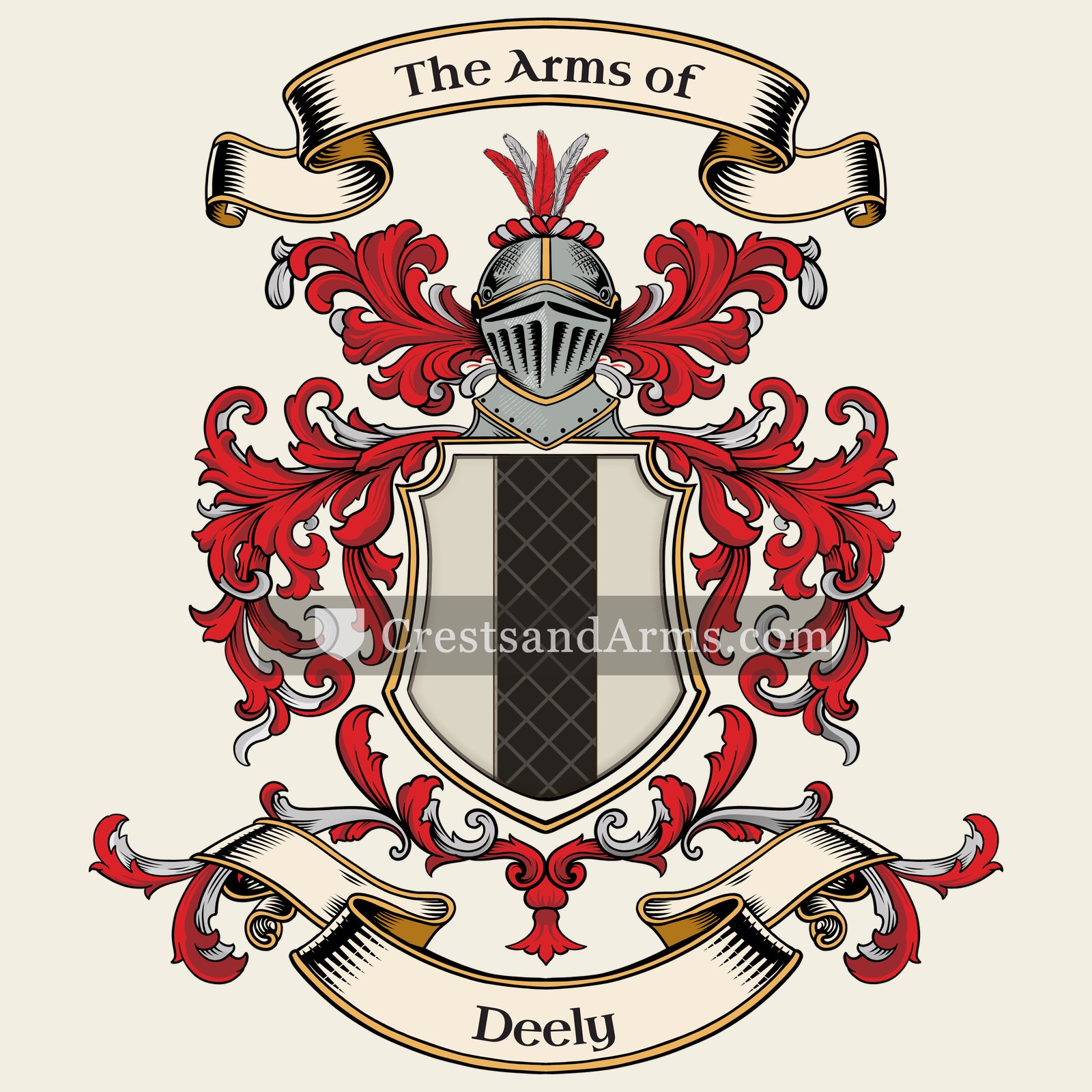 The Deely coat of arms