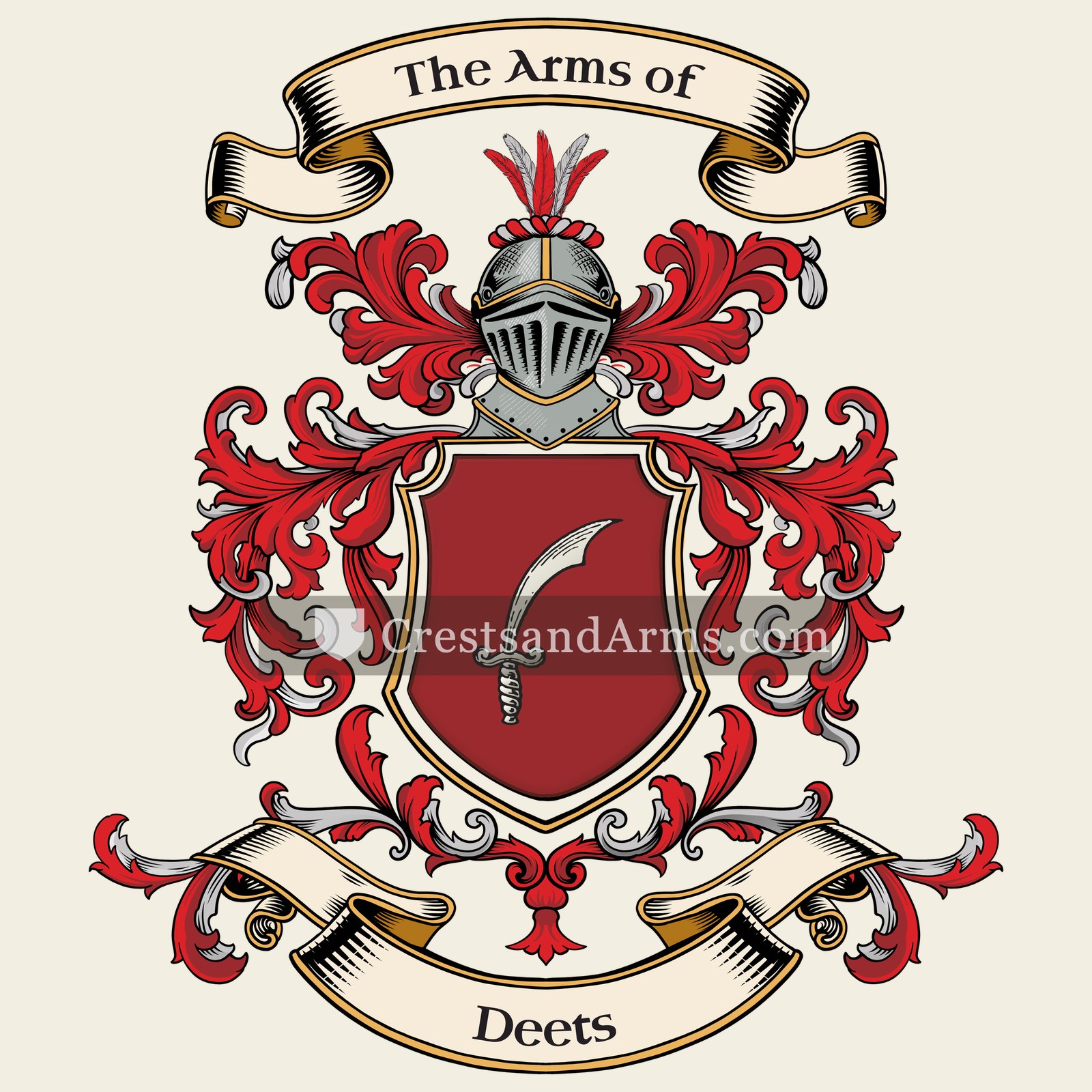 The Deets coat of arms