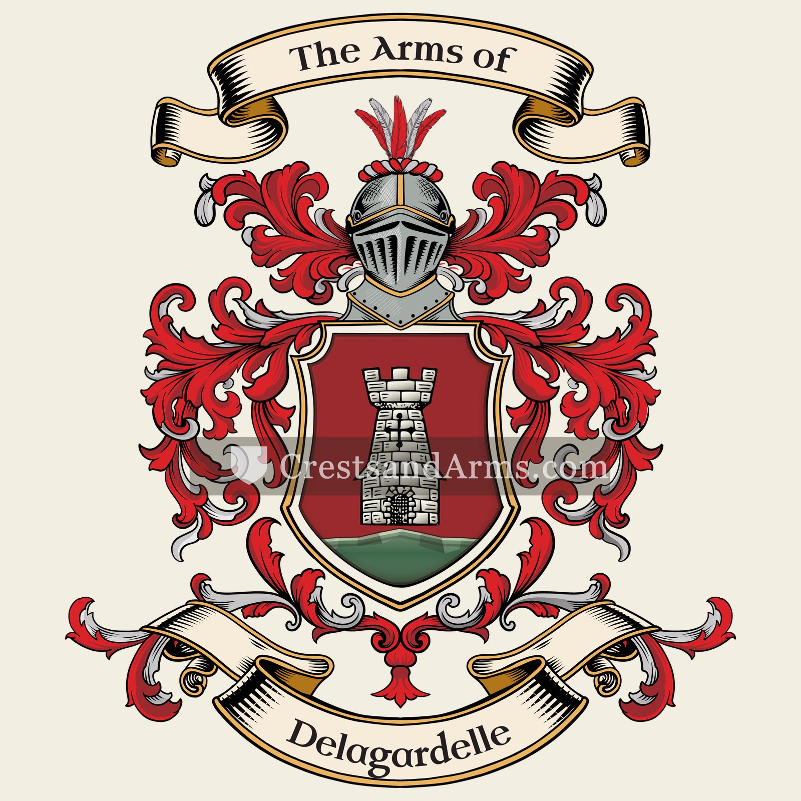 The Delagardelle coat of arms