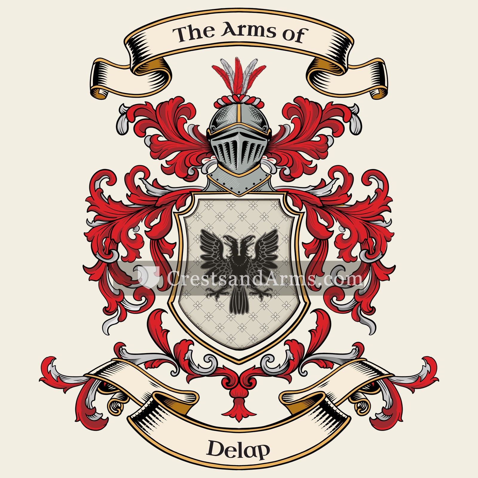 The Delap coat of arms