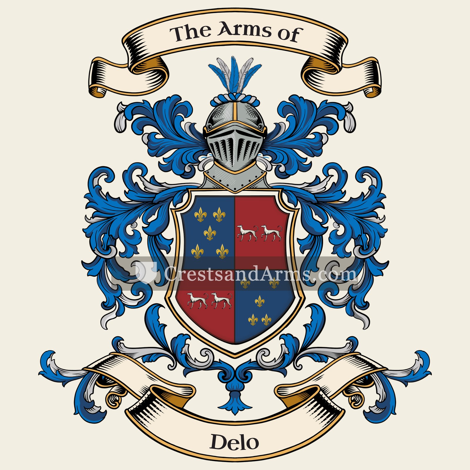 The Delo coat of arms