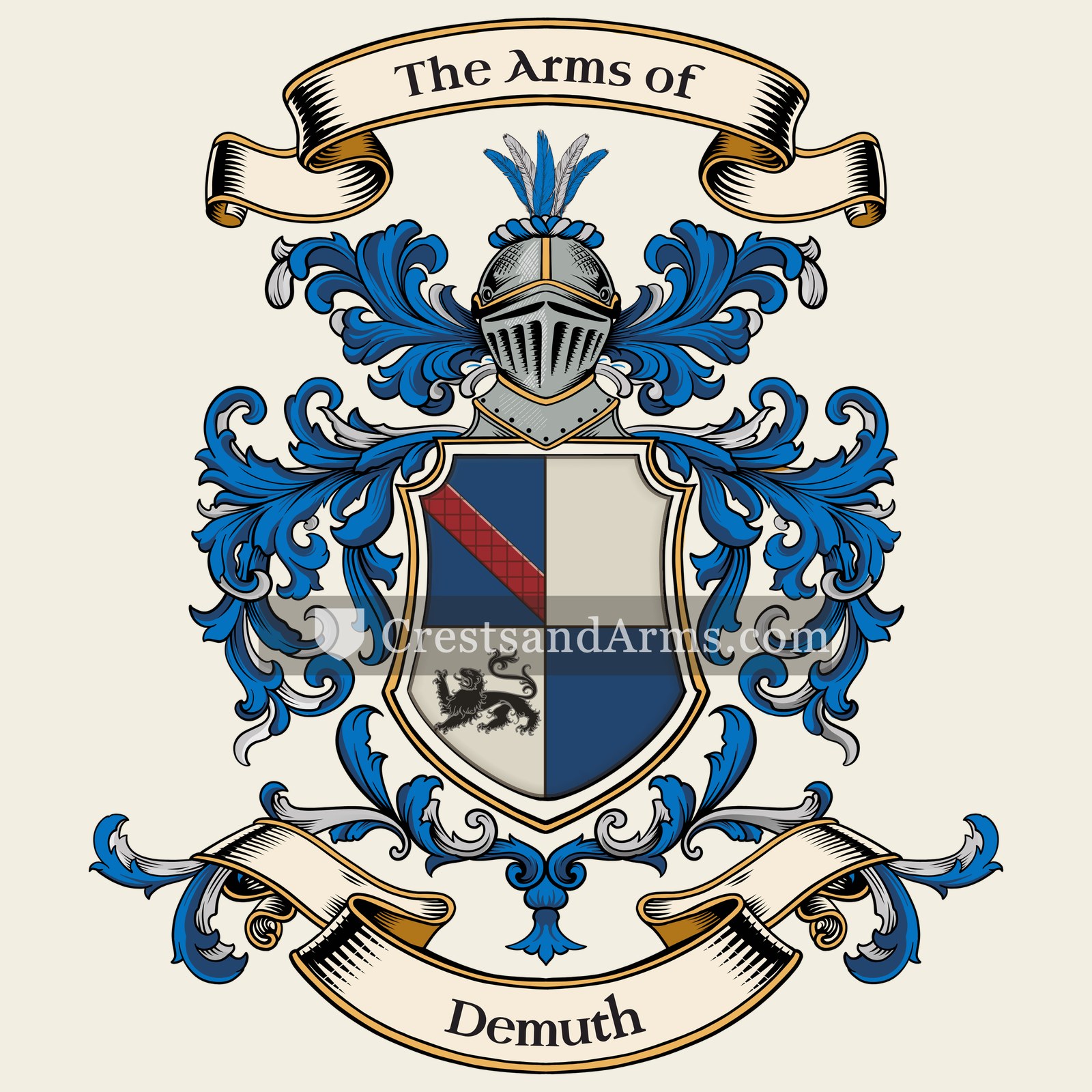 The Demuth coat of arms
