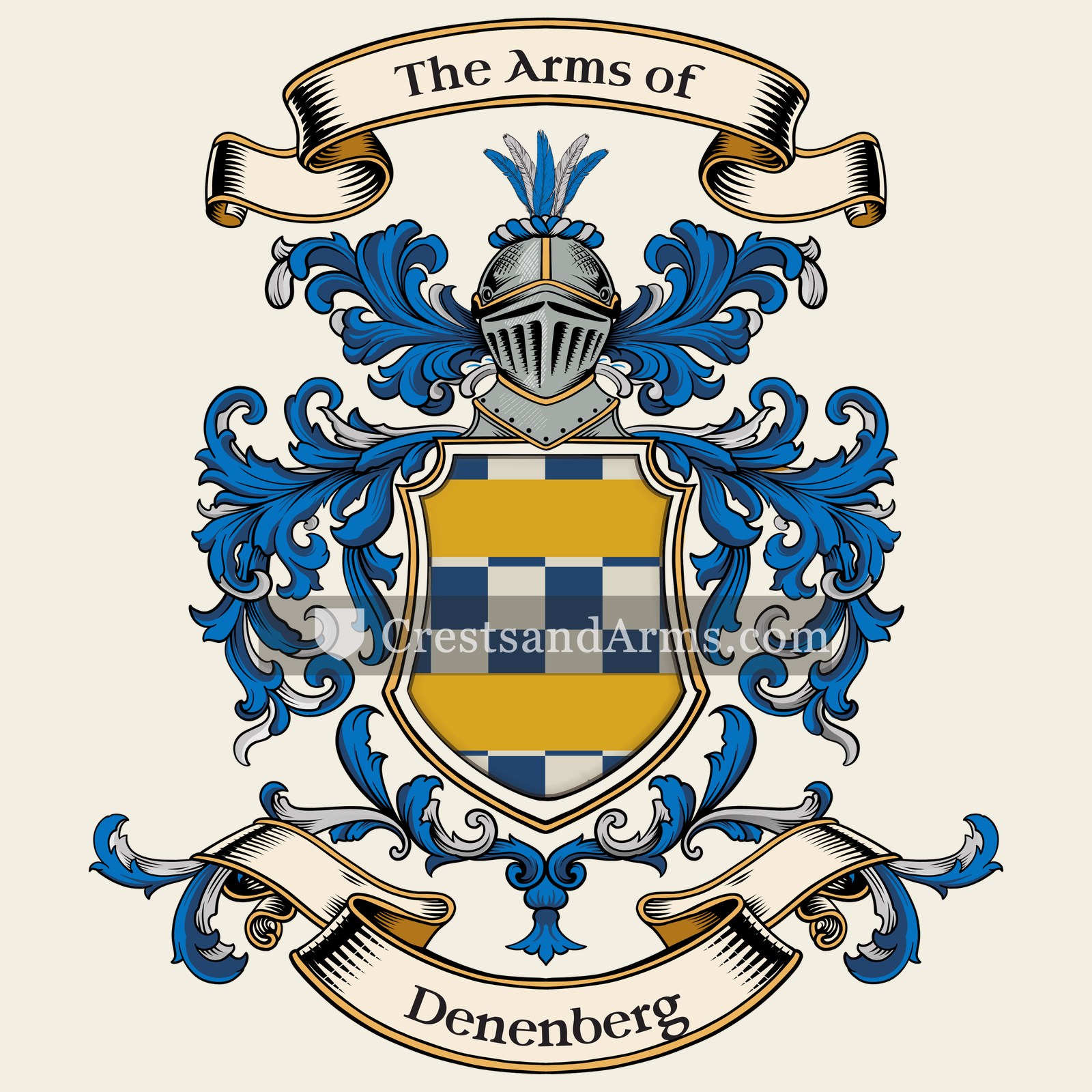 The Denenberg coat of arms