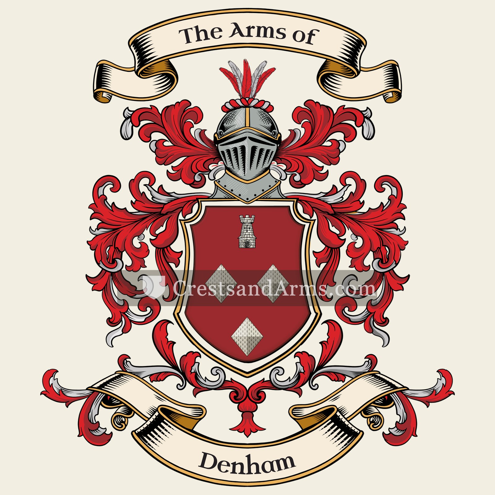 The Denham coat of arms
