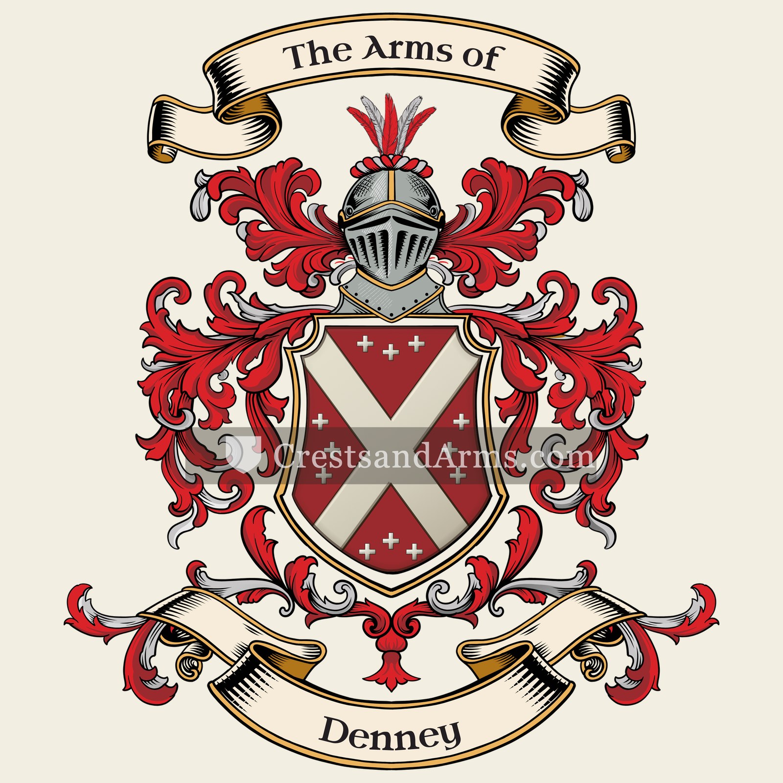 The Denney coat of arms