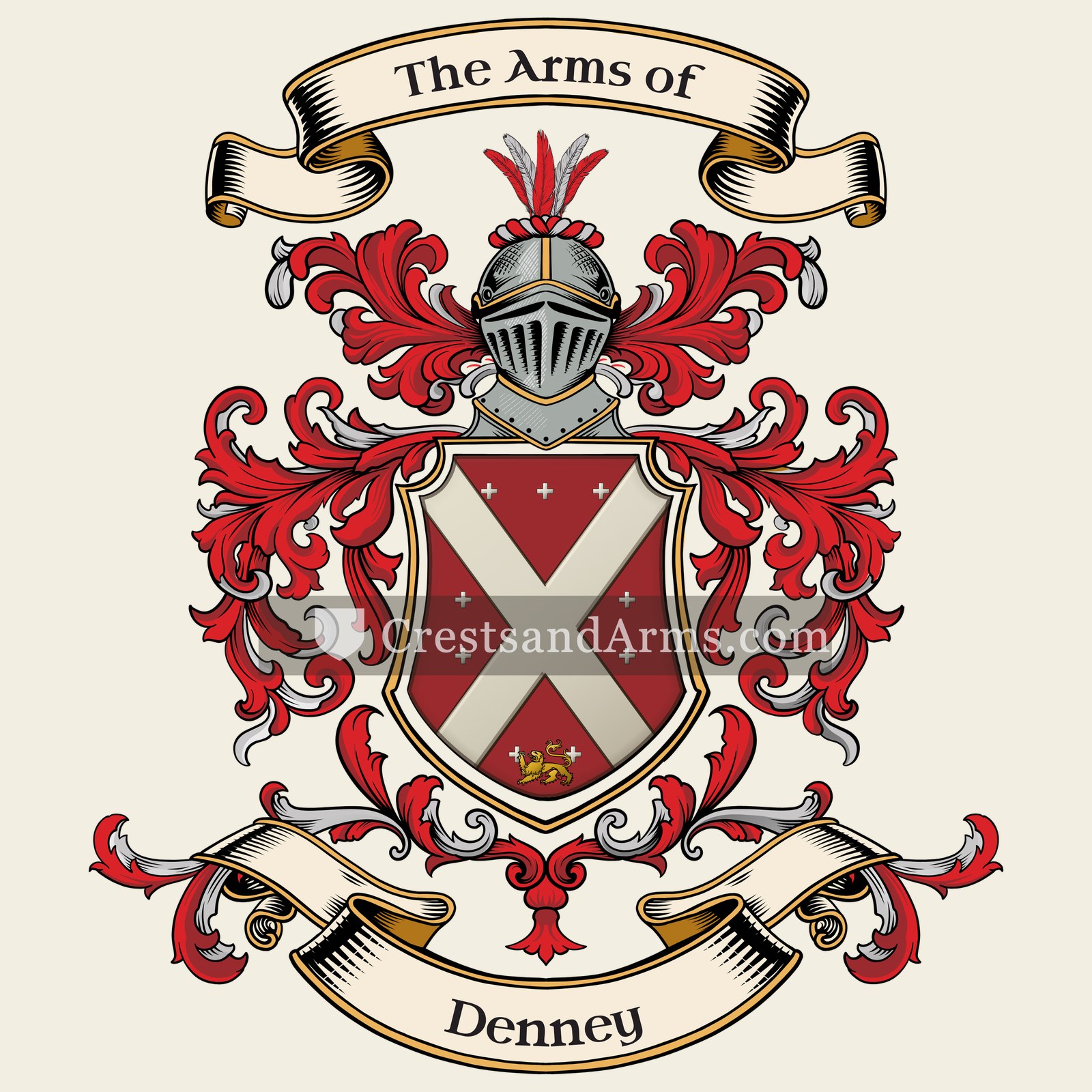 The Denney coat of arms