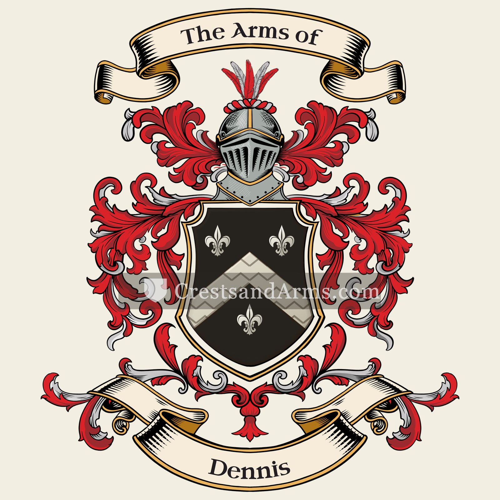 The Dennis coat of arms