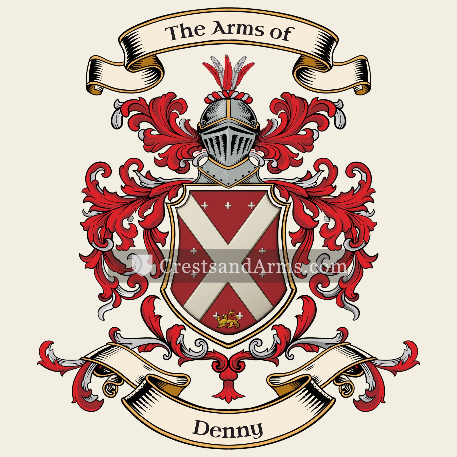 The Denny coat of arms