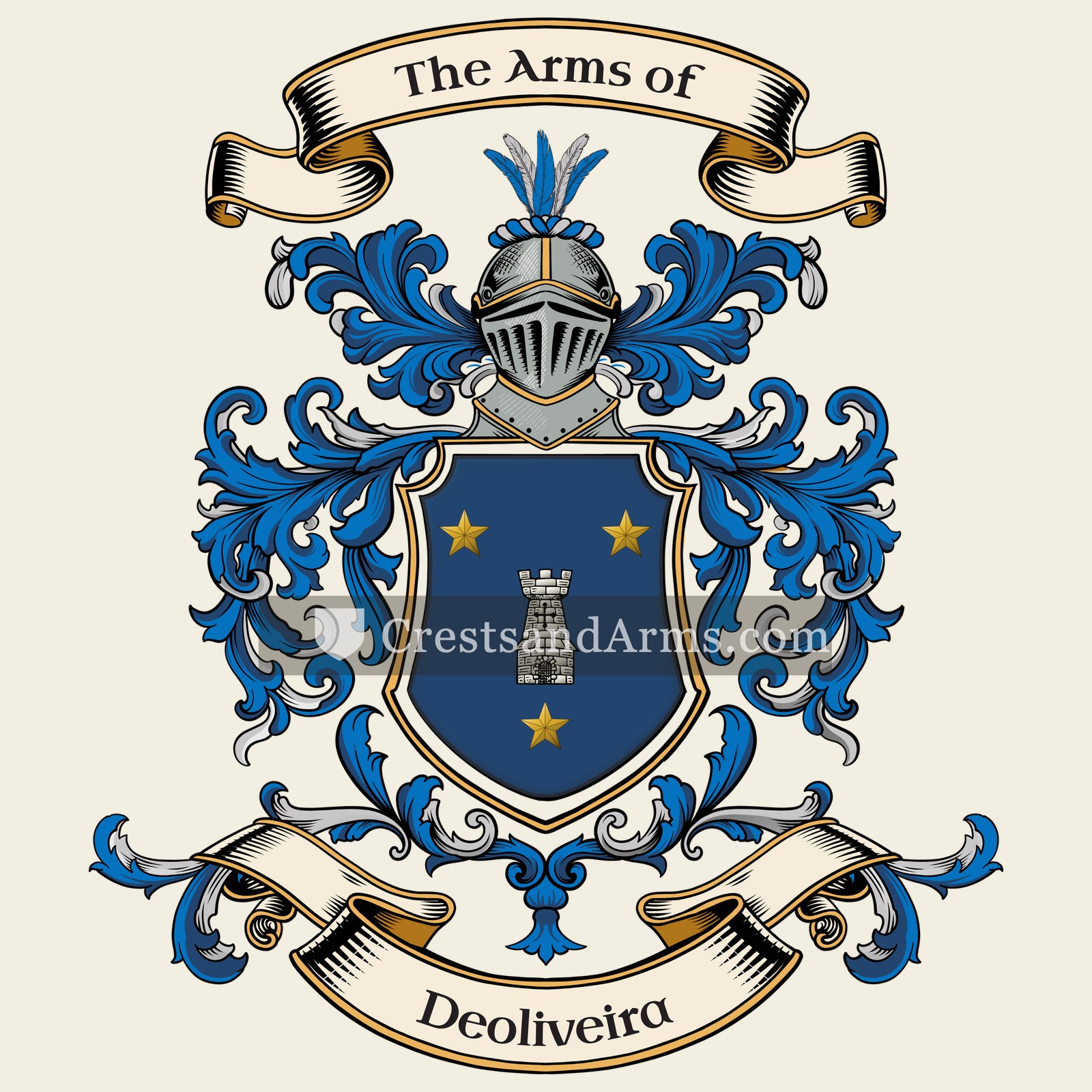 The Deoliveira coat of arms