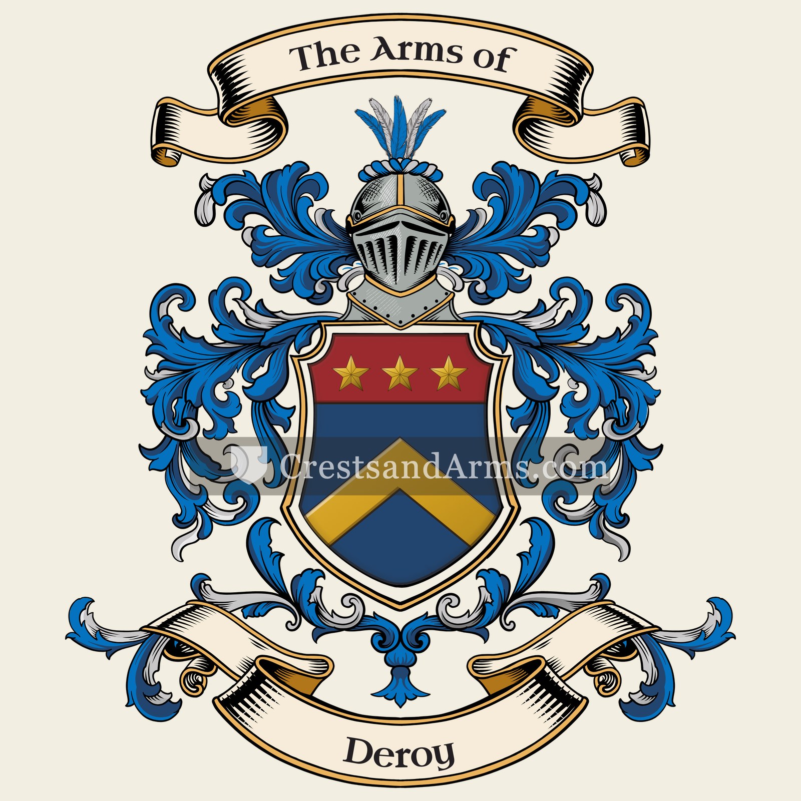 The Deroy coat of arms