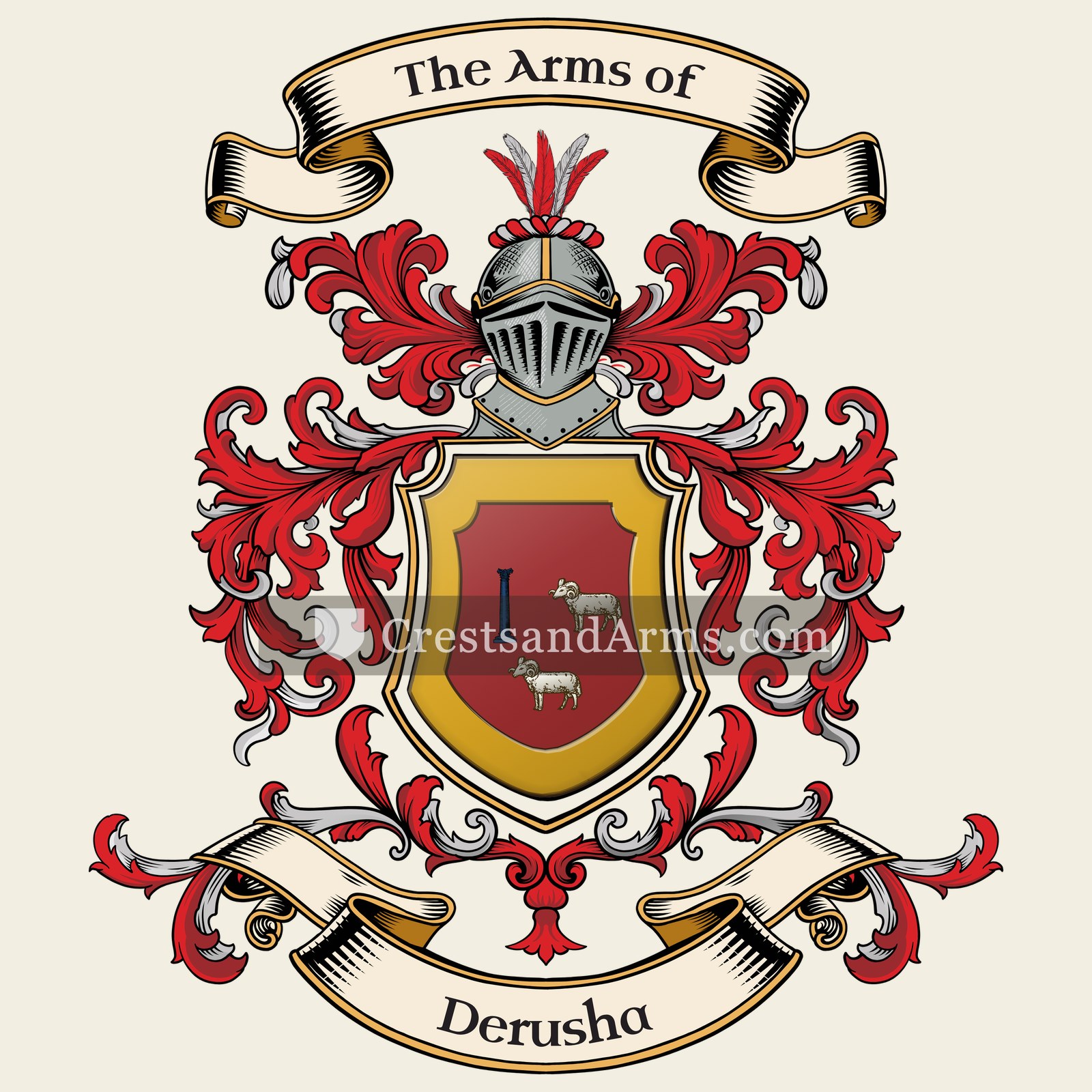 The Derusha coat of arms