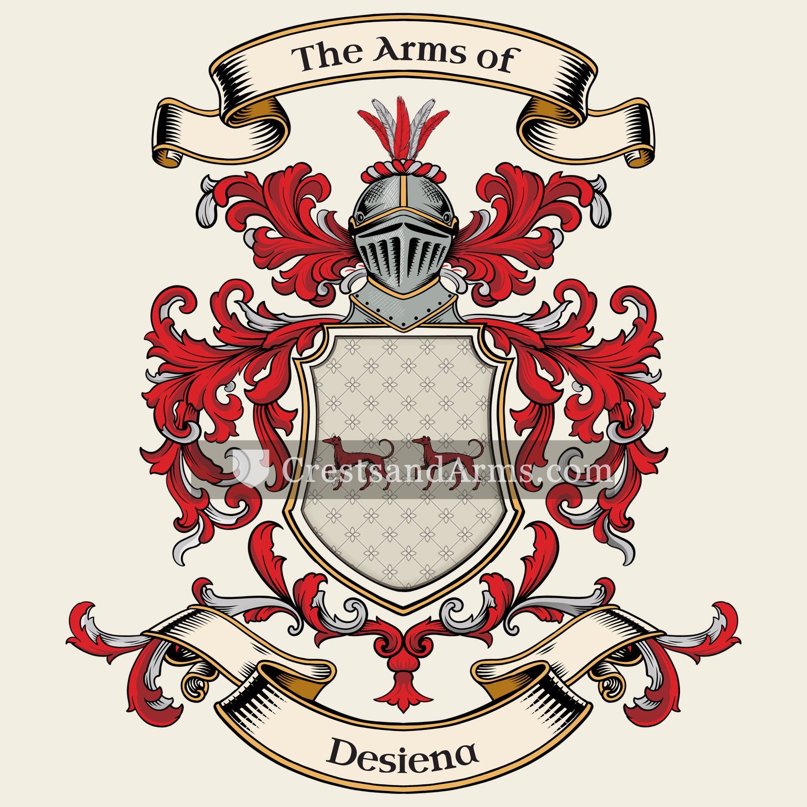 The Desiena coat of arms