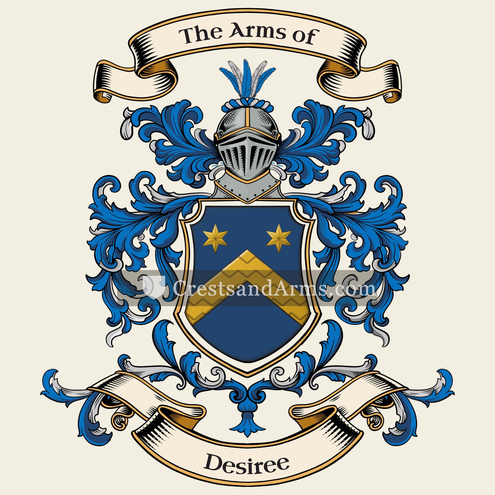 The Desiree coat of arms