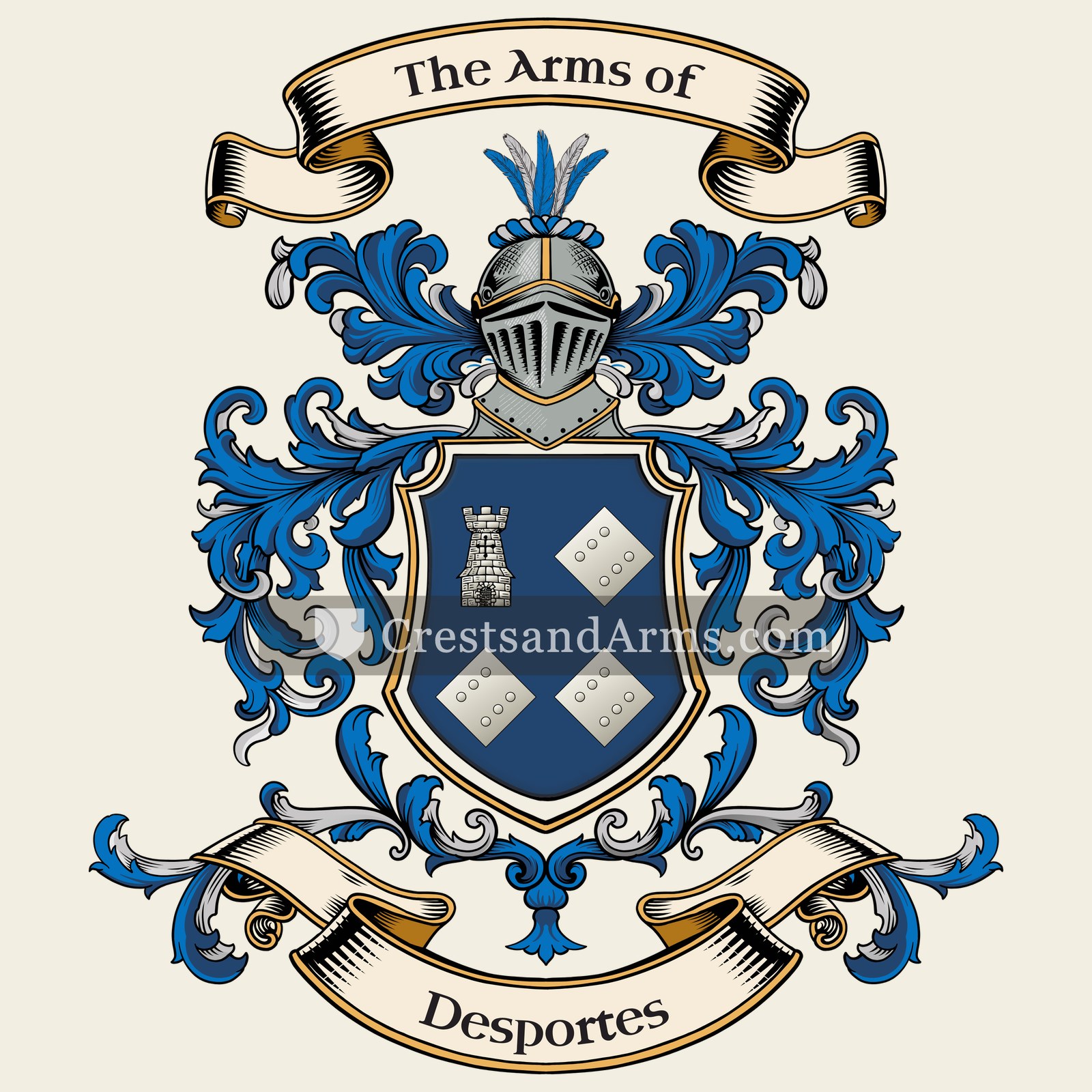 The Desportes coat of arms