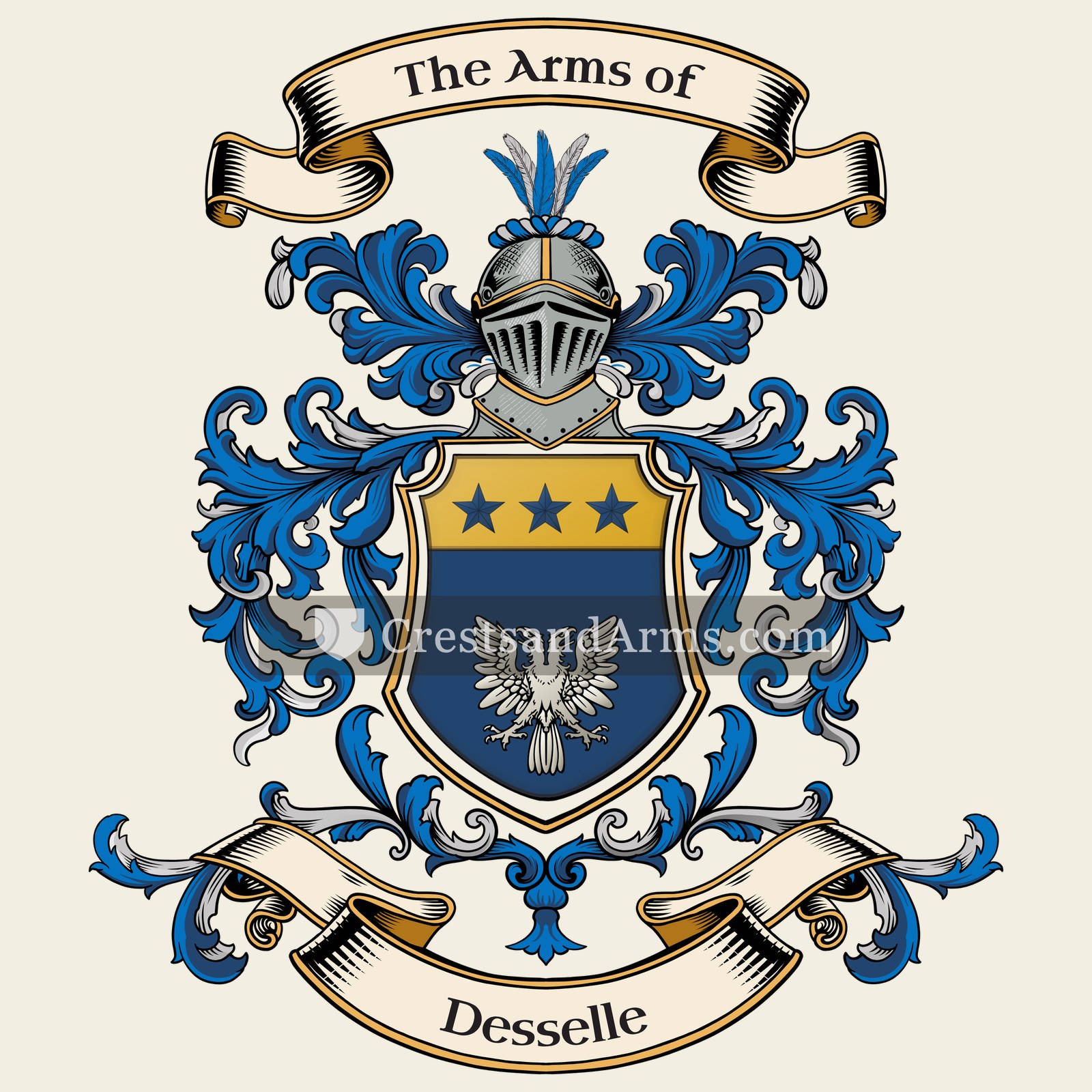 The Desselle coat of arms