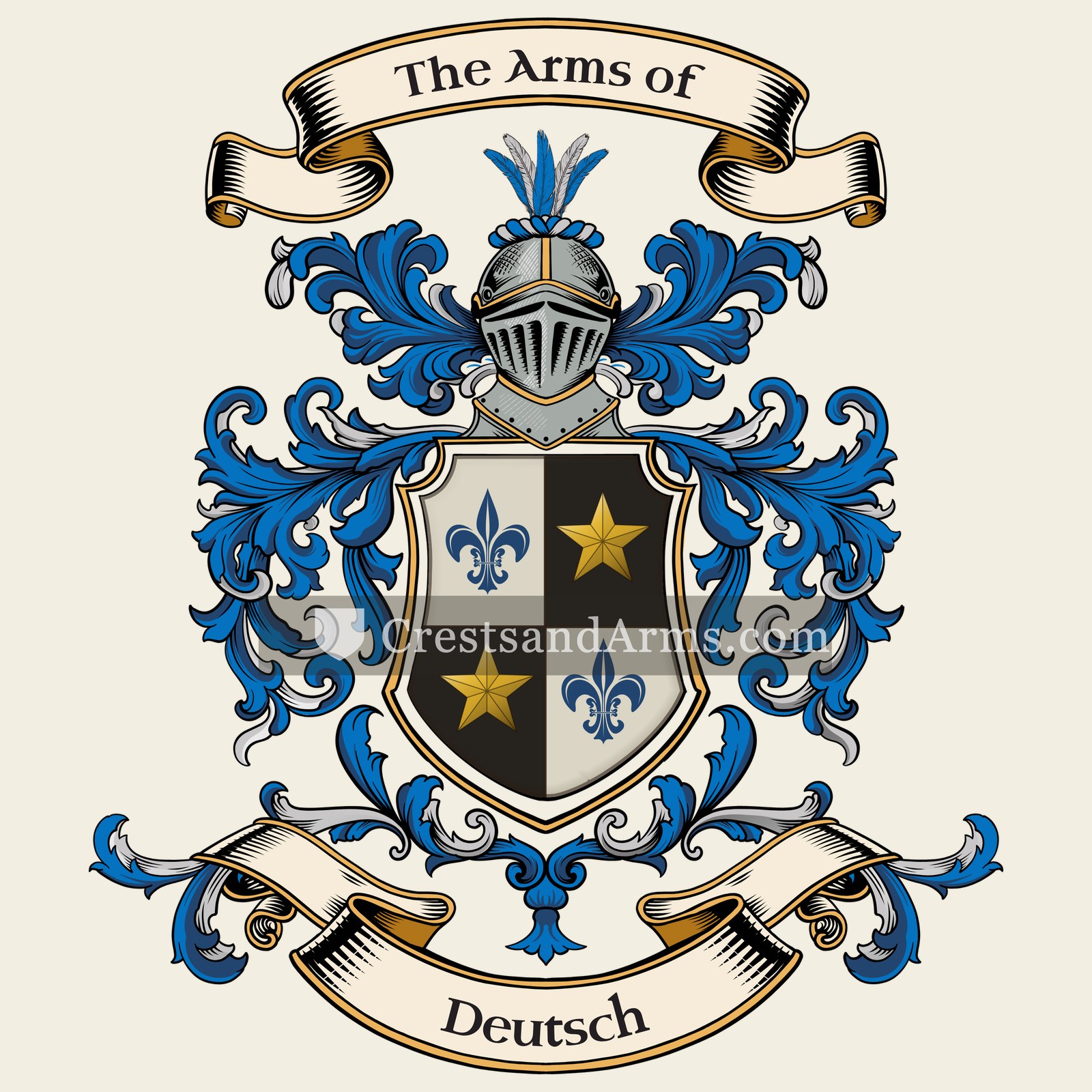 The Deutsch coat of arms