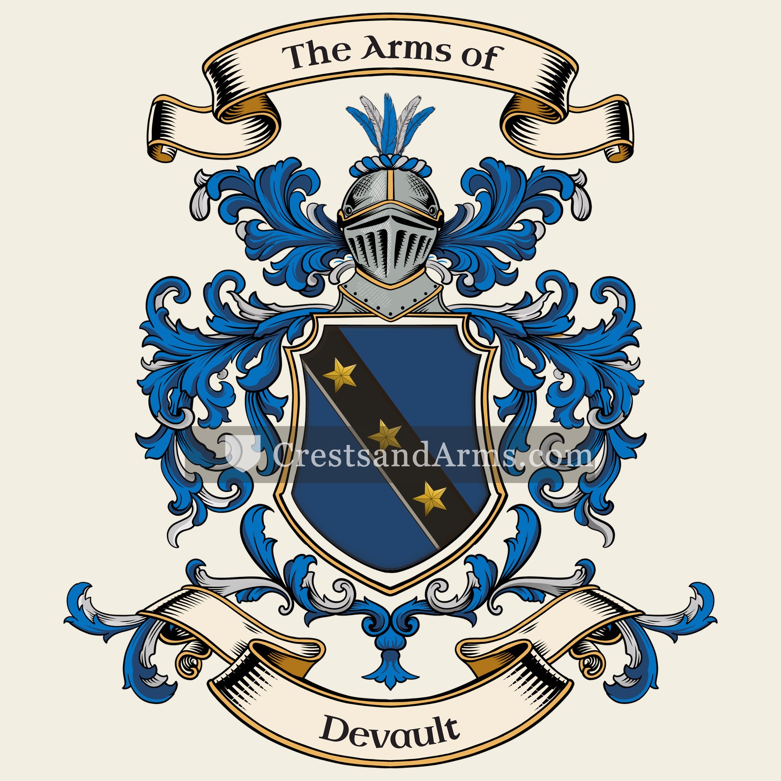 The Devault coat of arms
