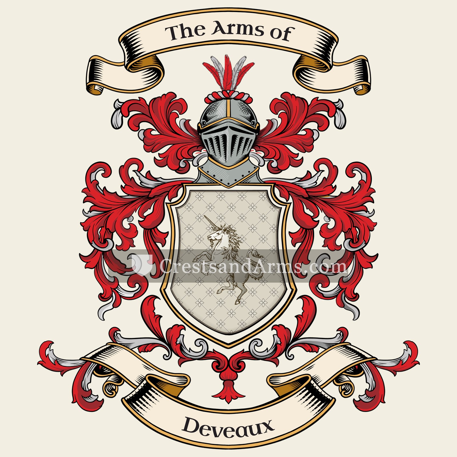 The Deveaux coat of arms
