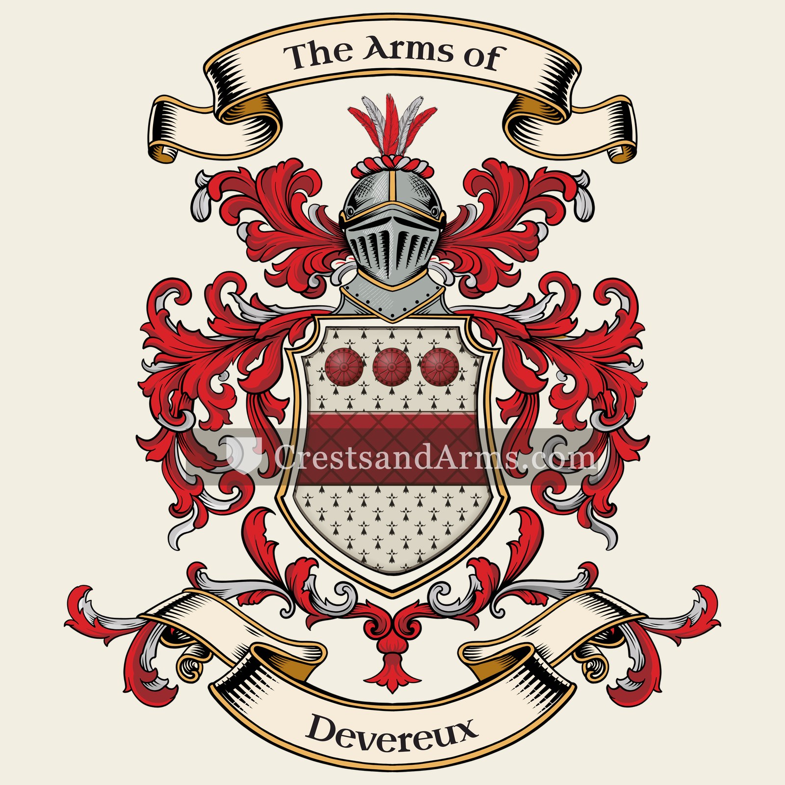 The Devereux coat of arms