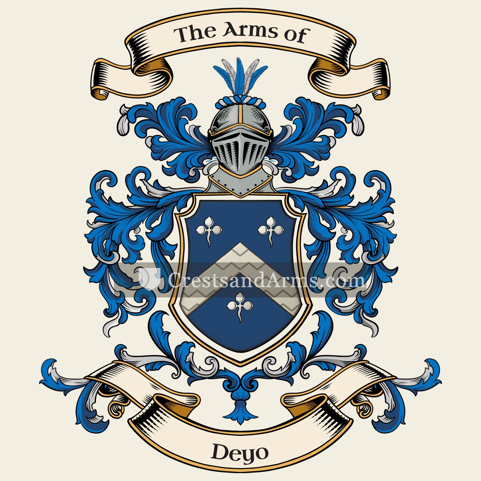 The Deyo coat of arms