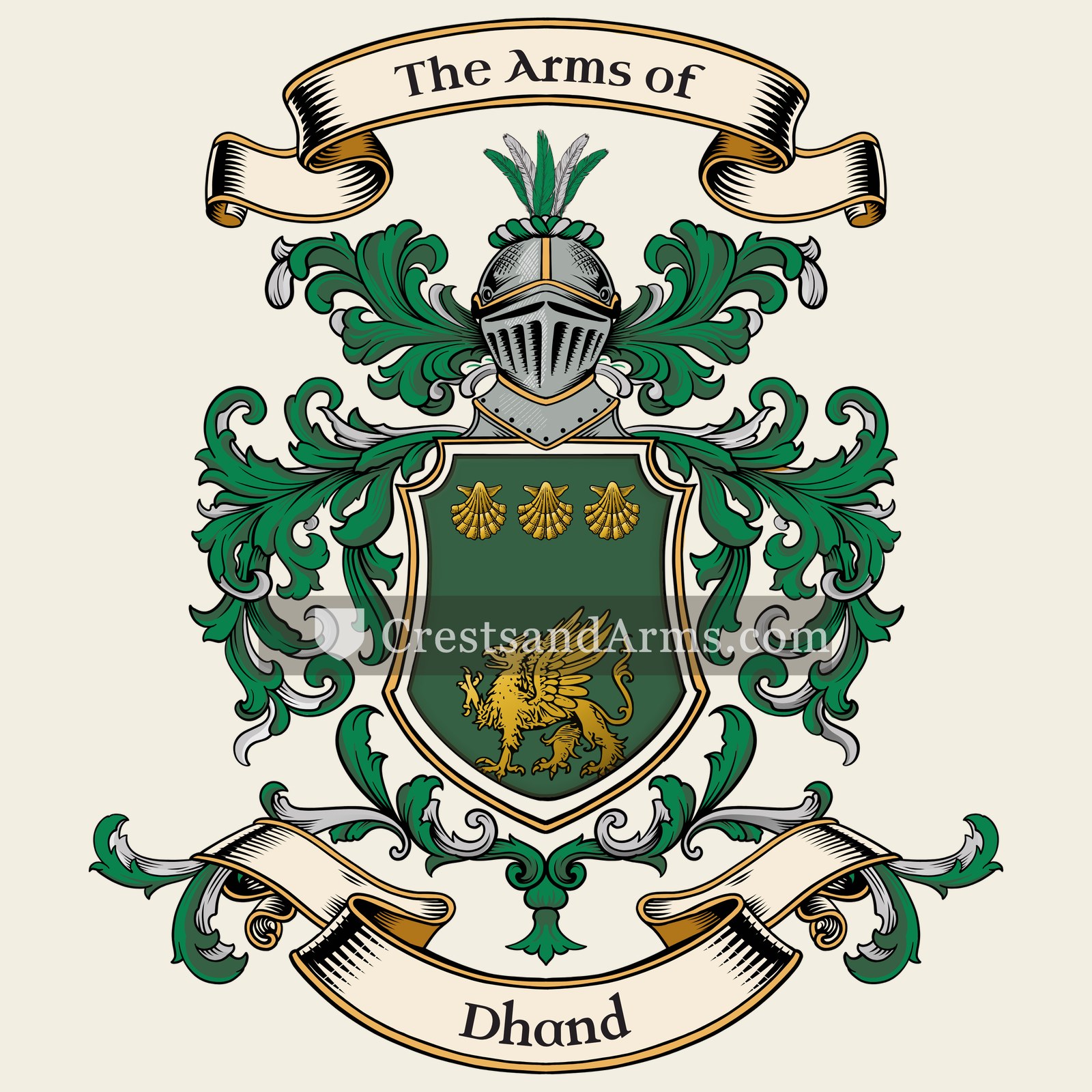 The Dhand coat of arms