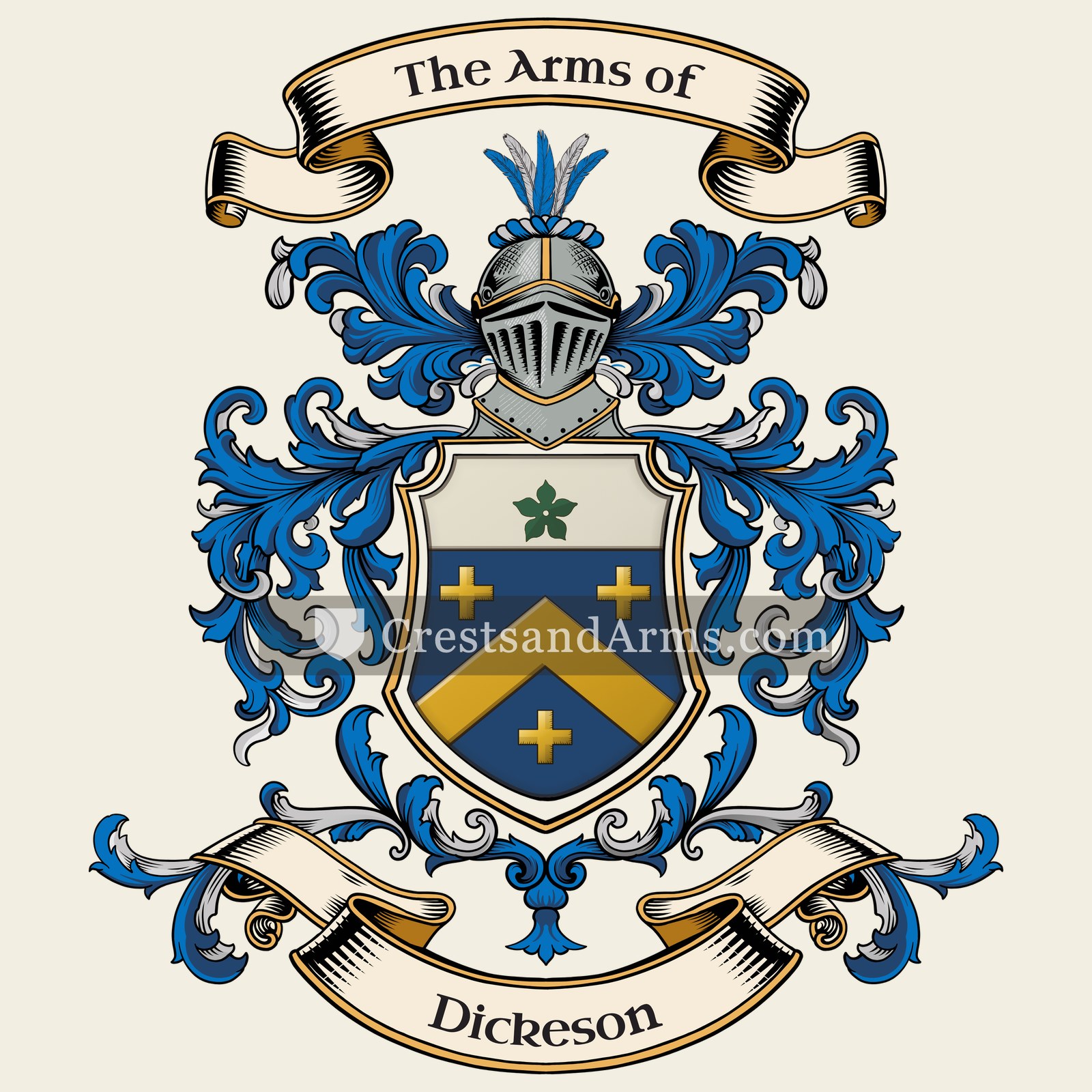 The Dickeson coat of arms