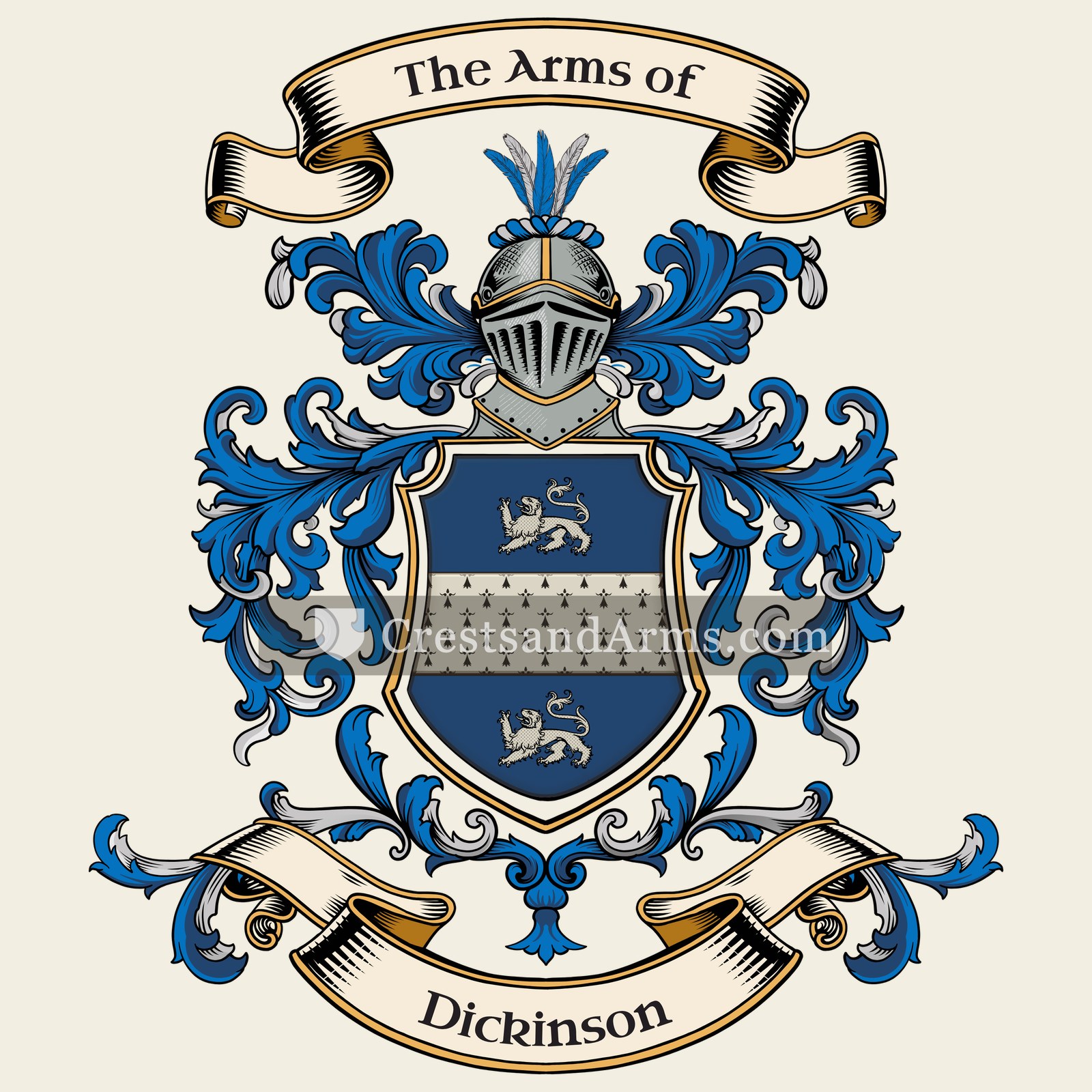 The Dickinson coat of arms