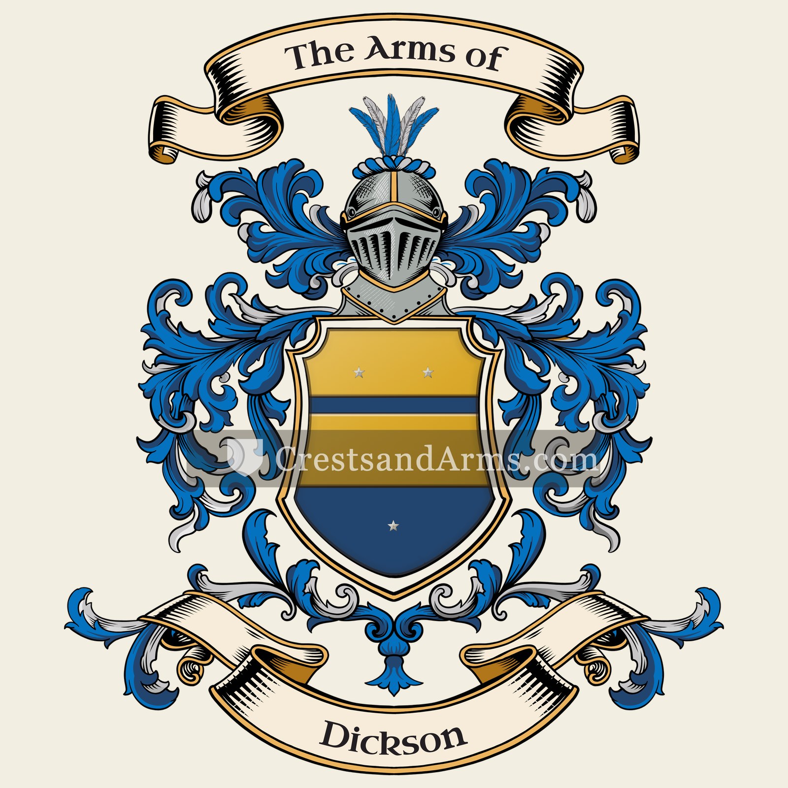 The Dickson coat of arms
